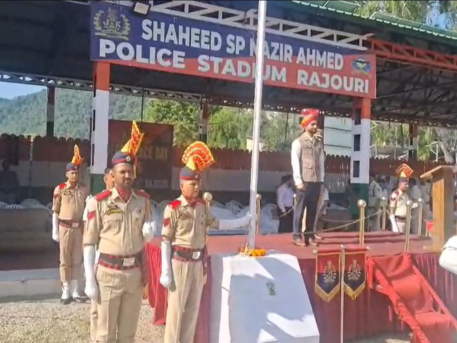 Independence Day celebration in Rajouri (Photo/ANI) Independence Day celebration in Rajouri (Photo/ANI)