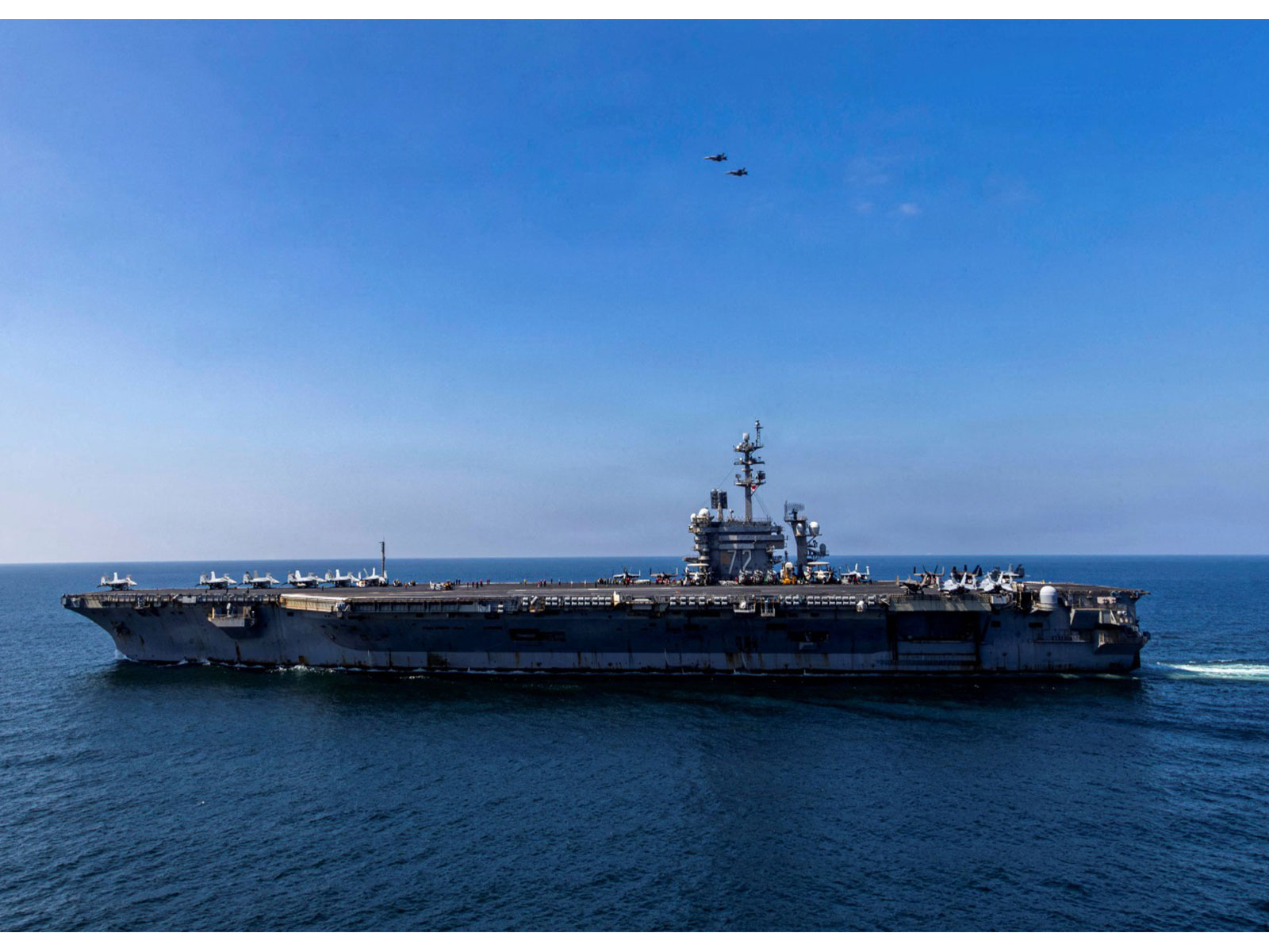 The US aircraft carrier, USS Abraham Lincoln (Photo/Reuters)