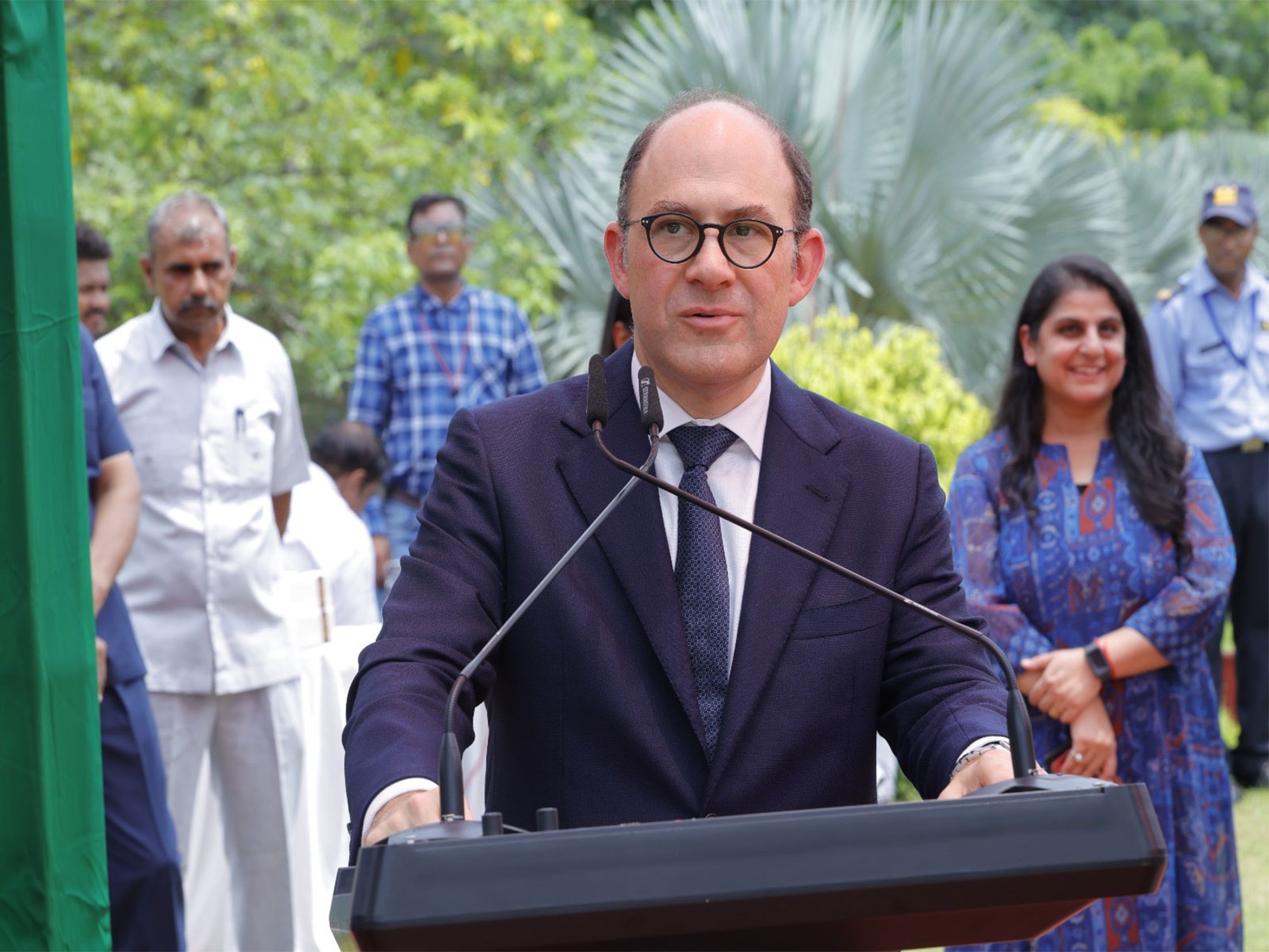 Ambassador Mariano Caucino addresses on India-Argentina ties during Independence Day celebrations at OP Jindal Global University (Photo/X@CaucinoMariano) Ambassador Mariano Caucino addresses on India-Argentina ties during Independence Day celebrations at OP Jindal Global University (Photo/X@CaucinoMariano)