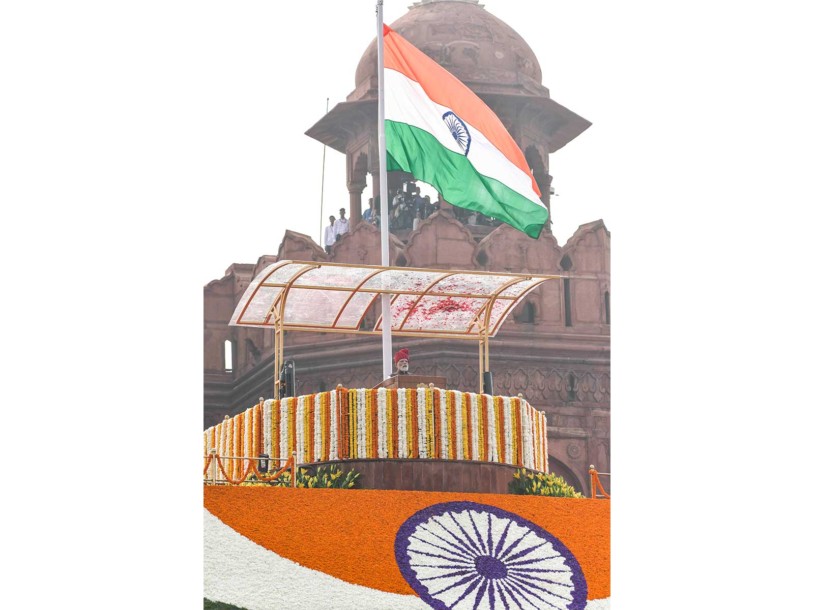 Independence Day celebrations in New Delhi (Photo/ANI) Independence Day celebrations in New Delhi (Photo/ANI)