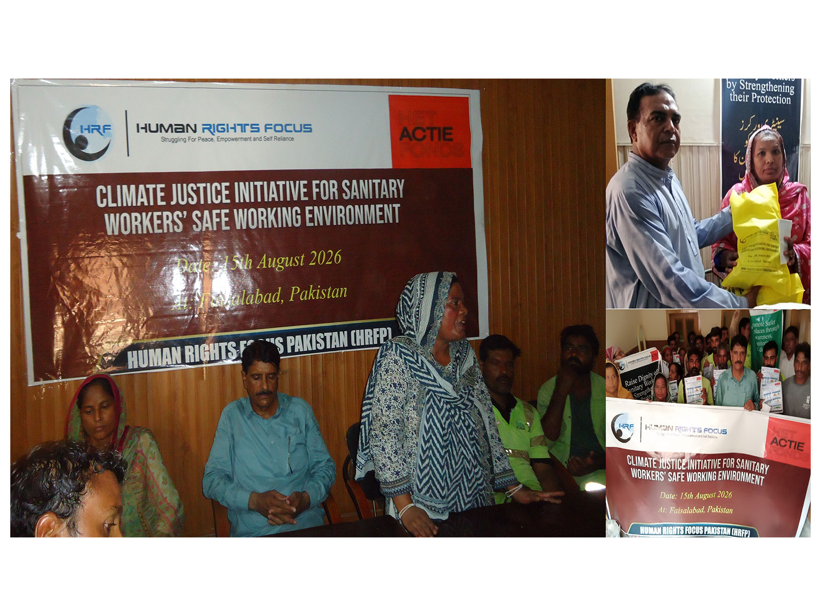 Visual from the event event by HRFP and Het Actiefonds under “Climate Justice Initiative for Sanitary Workers’ Safe Working Environment” (Photo/HRFP) Visual from the event event by HRFP and Het Actiefonds under “Climate Justice Initiative for Sanitary Workers’ Safe Working Environment” (Photo/HRFP)