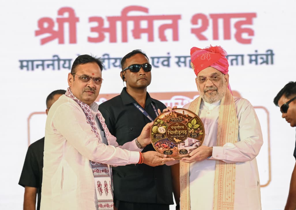 Union Home Minister Amit Shah and Rajasthan Chief Minister Bhajanlal Sharma (Photo/CMO) Union Home Minister Amit Shah and Rajasthan Chief Minister Bhajanlal Sharma (Photo/CMO)