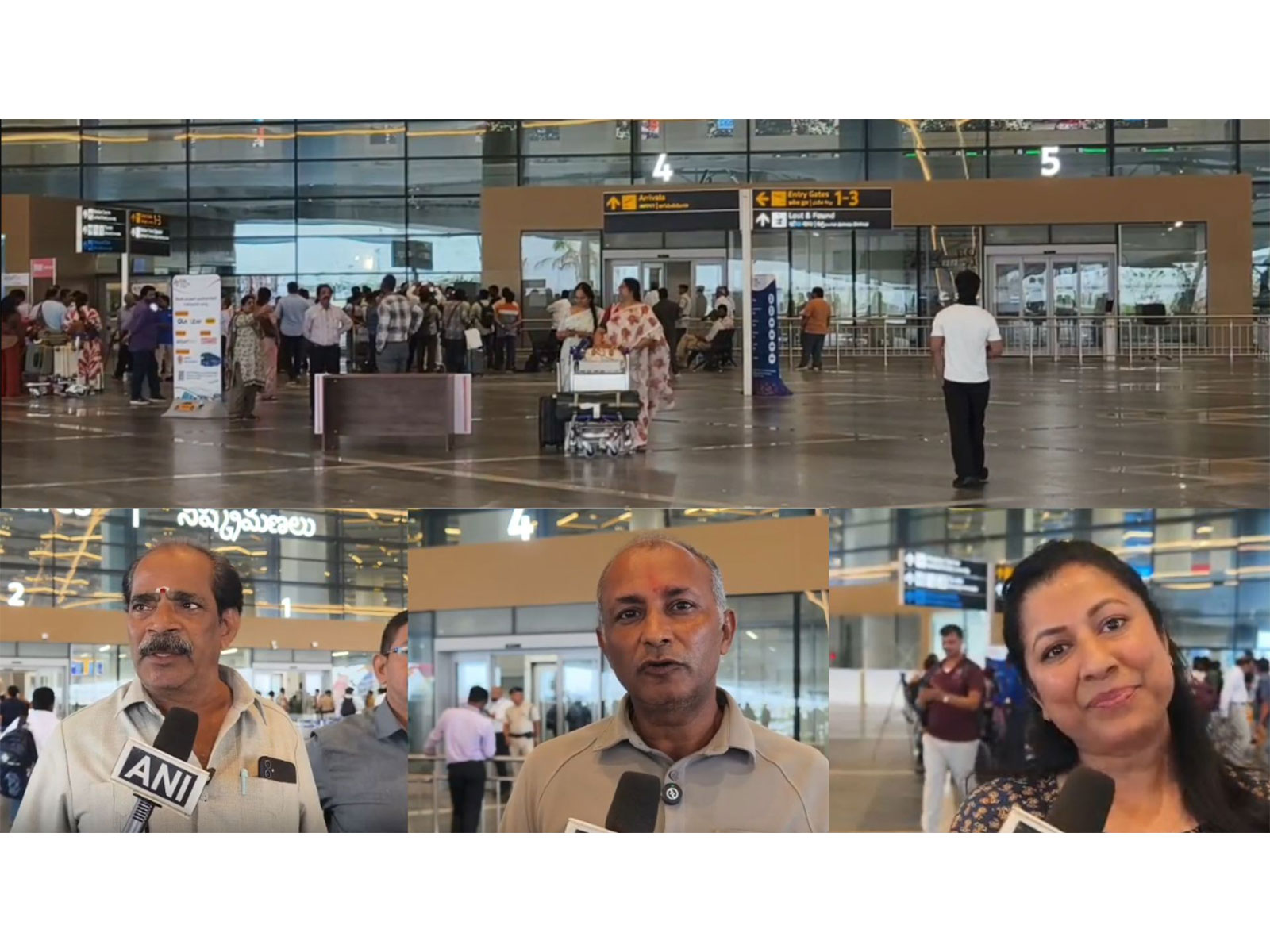 Passengers praise Alluri Sitarama Airport infrastructure (Photo/ANI) Passengers praise Alluri Sitarama Airport infrastructure (Photo/ANI)