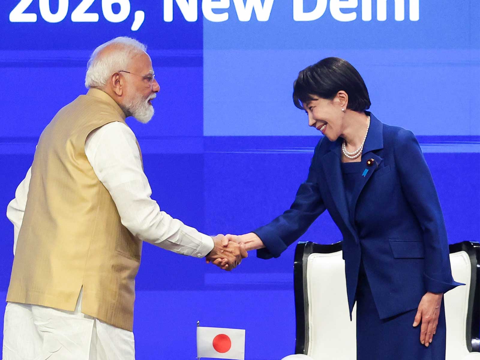 Prime Minister Narendra Modi with Japanese counterpart Sanae Takaichi (Photo/ANI) Prime Minister Narendra Modi with Japanese counterpart Sanae Takaichi (Photo/ANI)