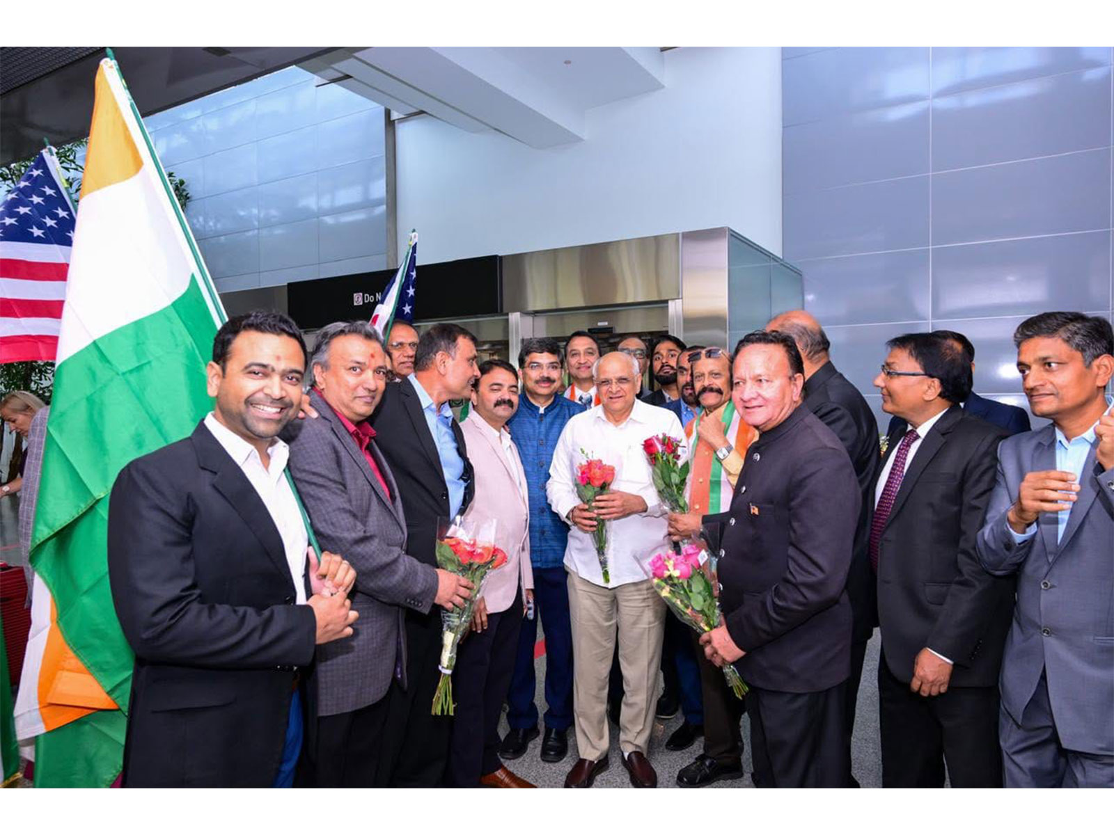 Gujarat CM Bhupendra Patel received warm welcome at San Francisco Airport (Photo: ANI) Gujarat CM Bhupendra Patel received warm welcome at San Francisco Airport (Photo: ANI)