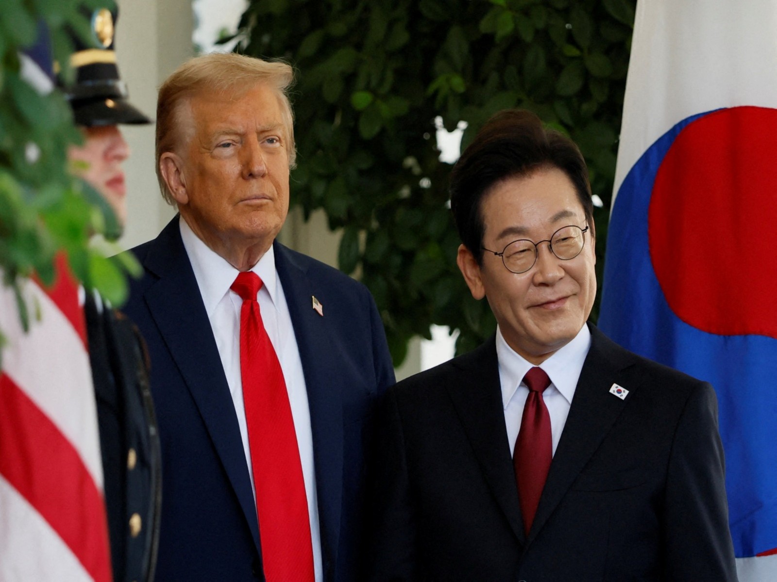 US President Trump and S.Korean President Lee Jae Myung (Photo/Reuters) US President Trump and S.Korean President Lee Jae Myung (Photo/Reuters)