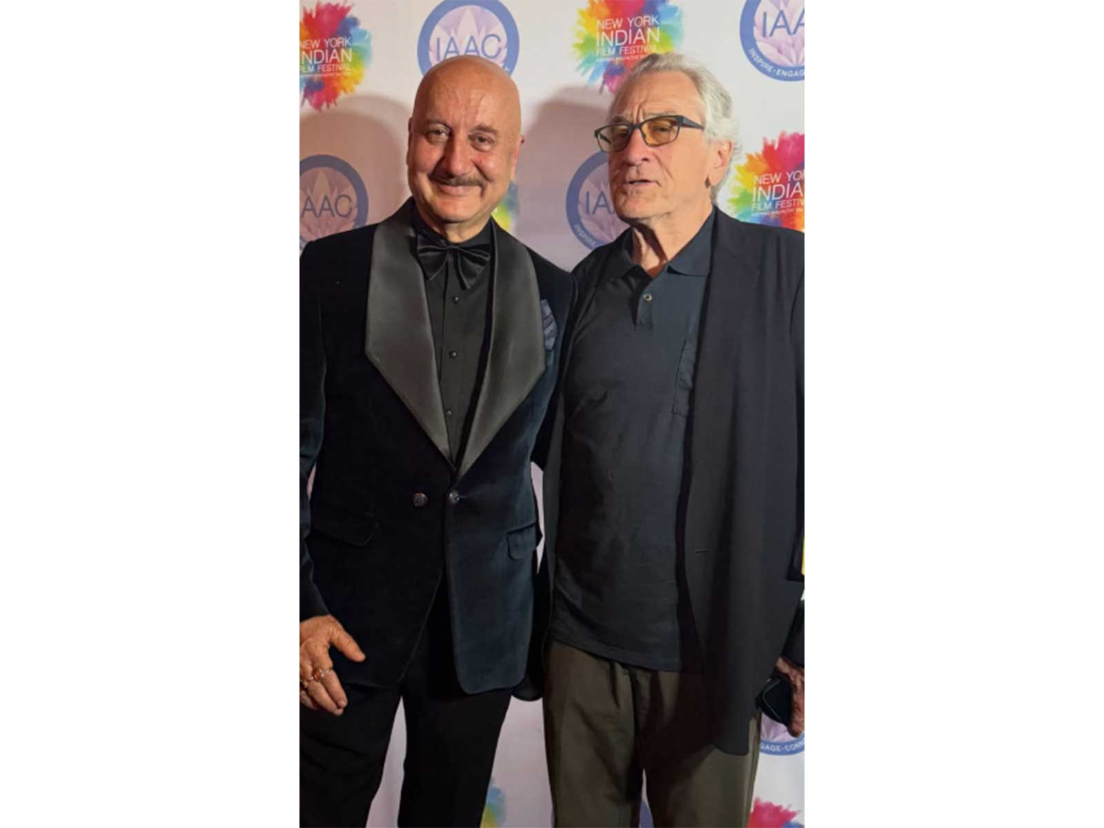Robert De Niro (Right) with Anupam Kher (Photo credit/Instagram/@anupampkher) Robert De Niro (Right) with Anupam Kher (Photo credit/Instagram/@anupampkher)