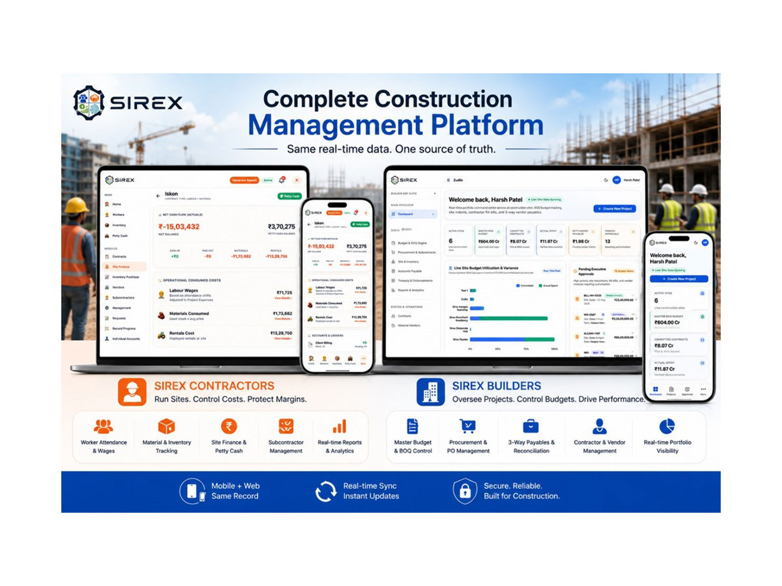 From Site Register to Smartphone: Sirex Launches Construction Management Software for Contractors and Builders From Site Register to Smartphone: Sirex Launches Construction Management Software for Contractors and Builders