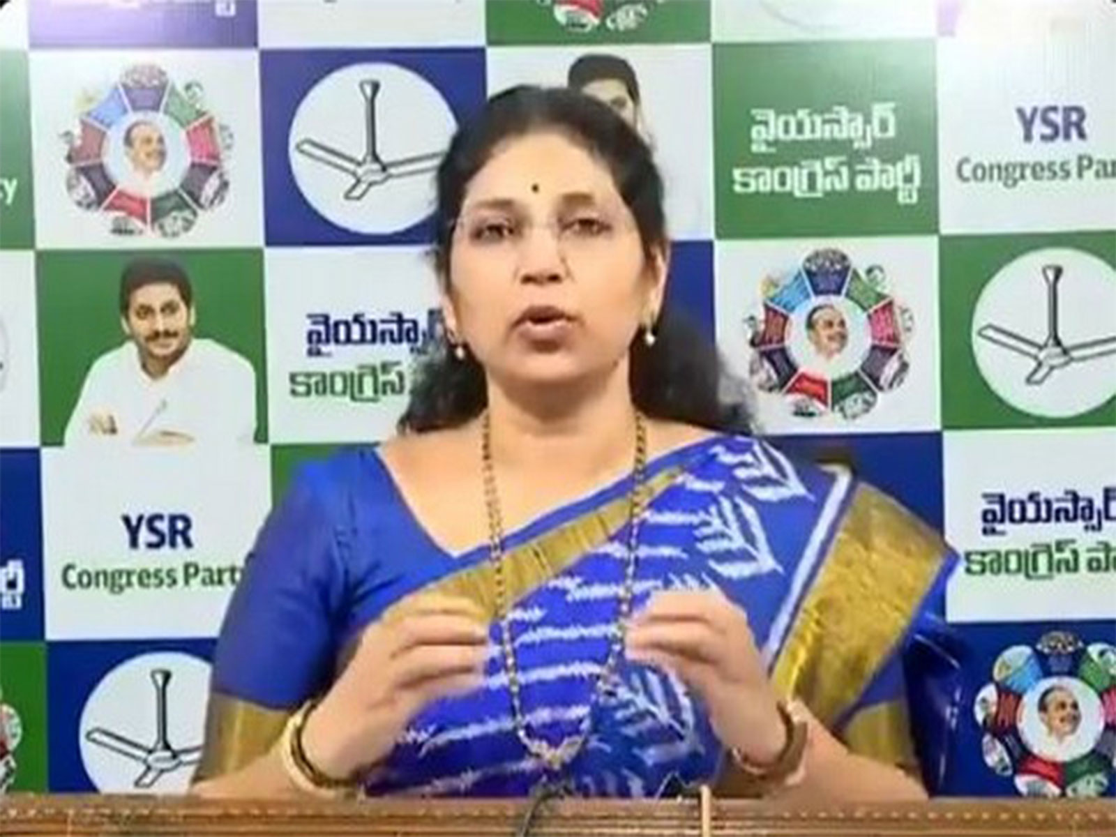 YSRCP MLC Varudu Kalyani (File photo/ANI)