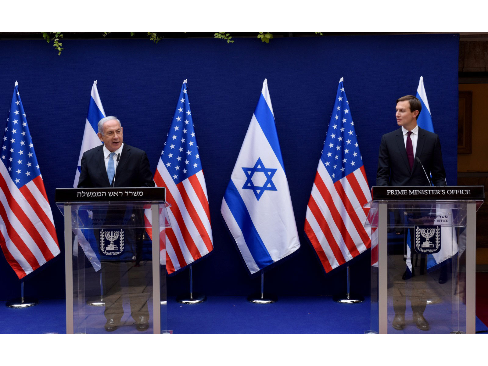 US Special Envoy and son-in-law of US President Donald Trump, Jared Kushner with Israeli Prime Minister Benjamin Netanyahu (File Photo/Reuters) US Special Envoy and son-in-law of US President Donald Trump, Jared Kushner with Israeli Prime Minister Benjamin Netanyahu (File Photo/Reuters)