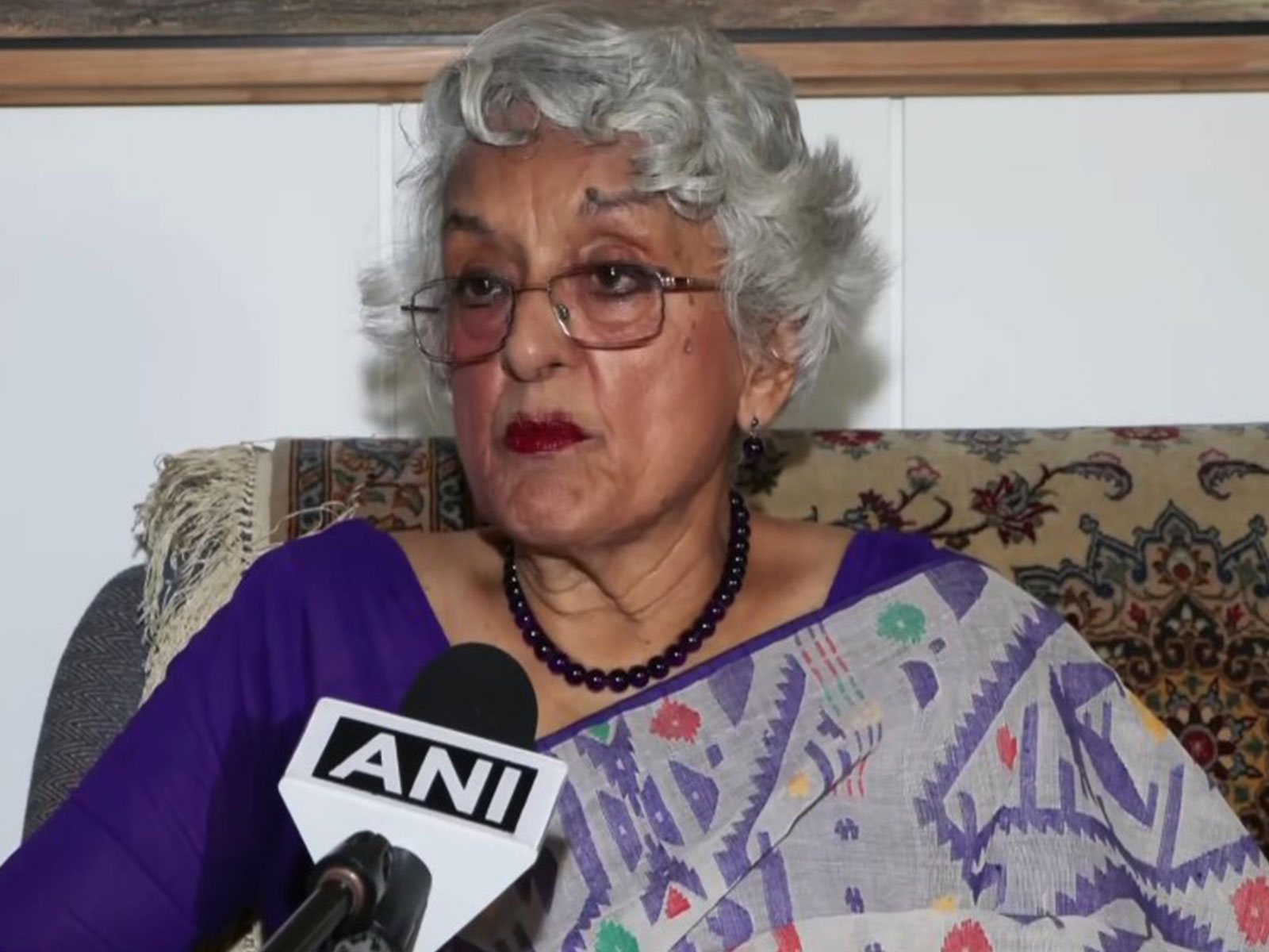 Former diplomat Veena Sikri (Photo/ANI)