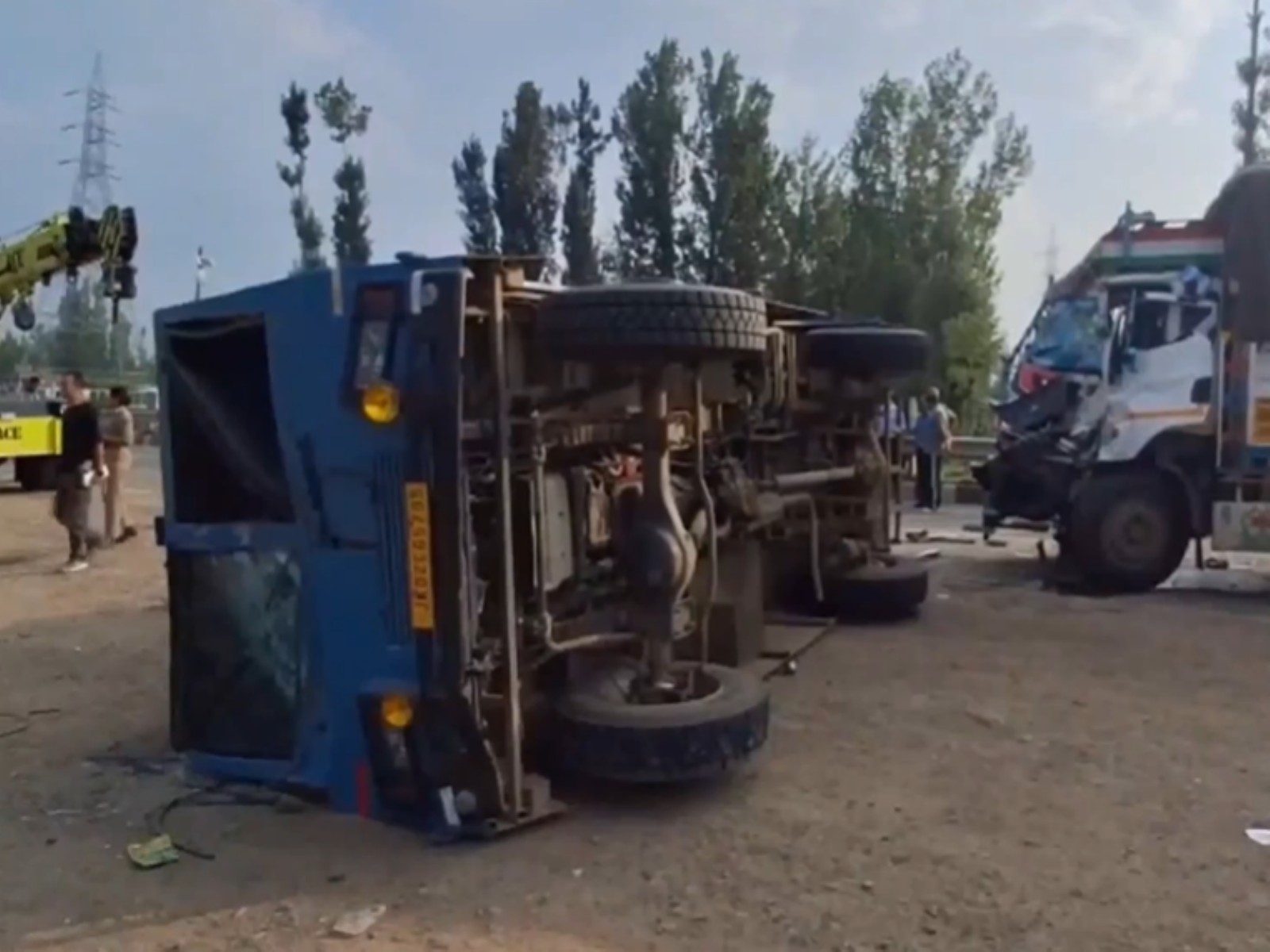 Visuals from the accident (Photo/CRPF)