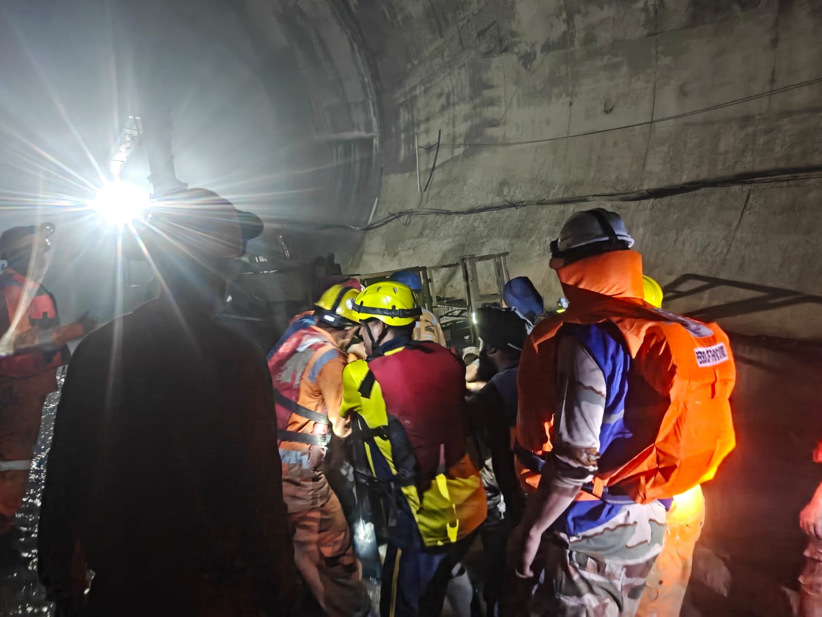 The death toll in the THDC tunnel collapse at Pipalkoti in Uttarakhand rose to nine (Photo:ANI) The death toll in the THDC tunnel collapse at Pipalkoti in Uttarakhand rose to nine (Photo:ANI)