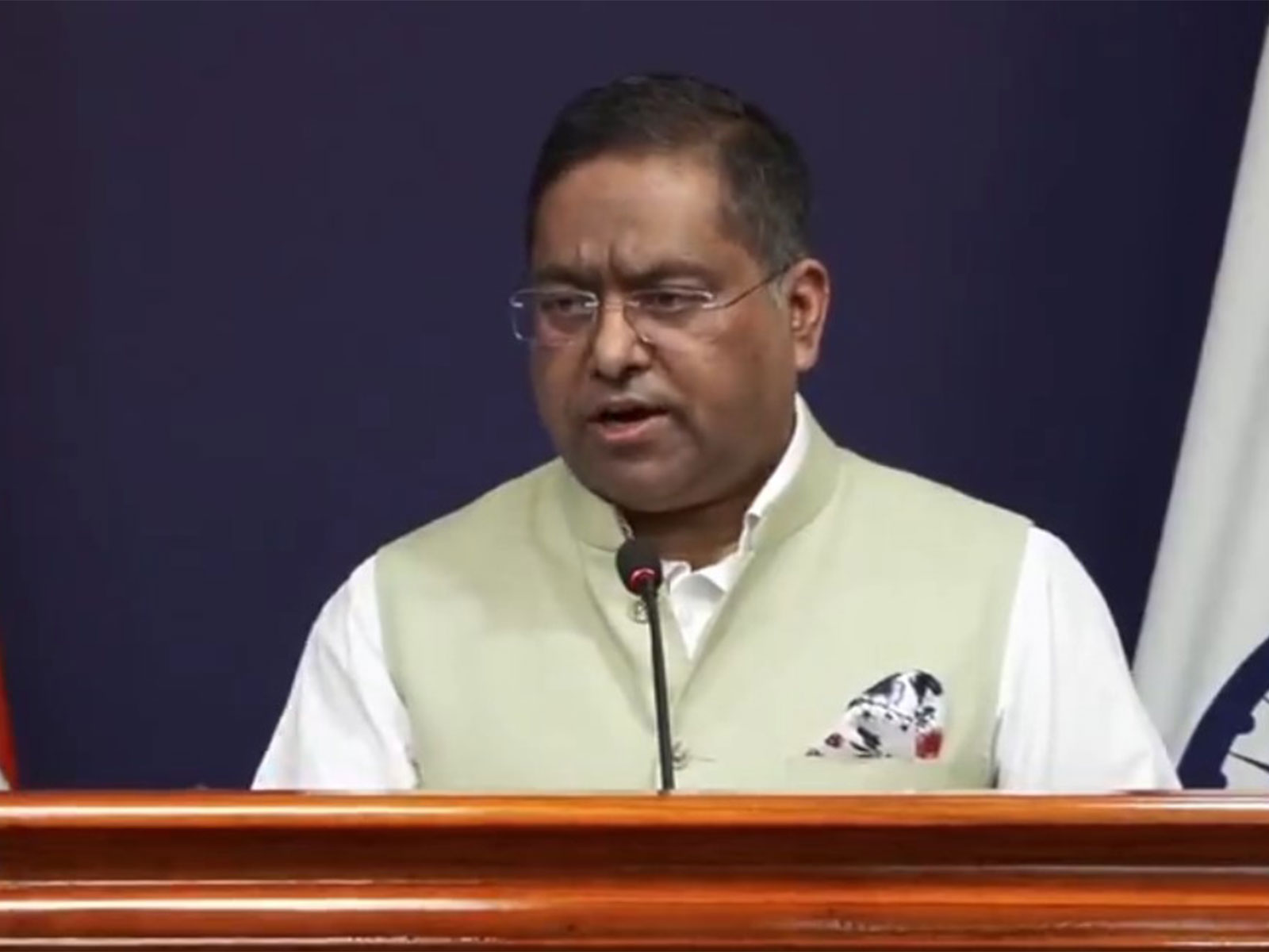 MEA Spokesperson Randhir Jaiswal (Photo/ANI)
