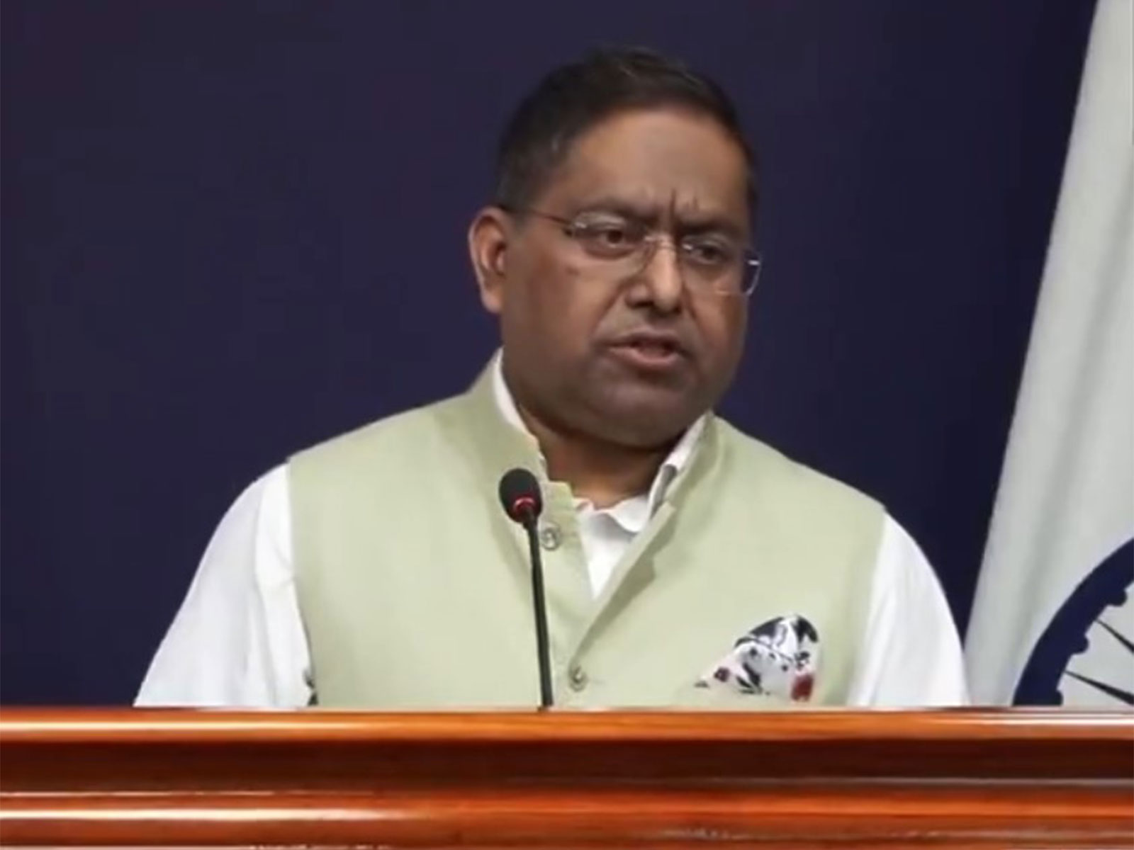 MEA spokesperson Randhir Jaiswal (Photo/ANI) MEA spokesperson Randhir Jaiswal (Photo/ANI)