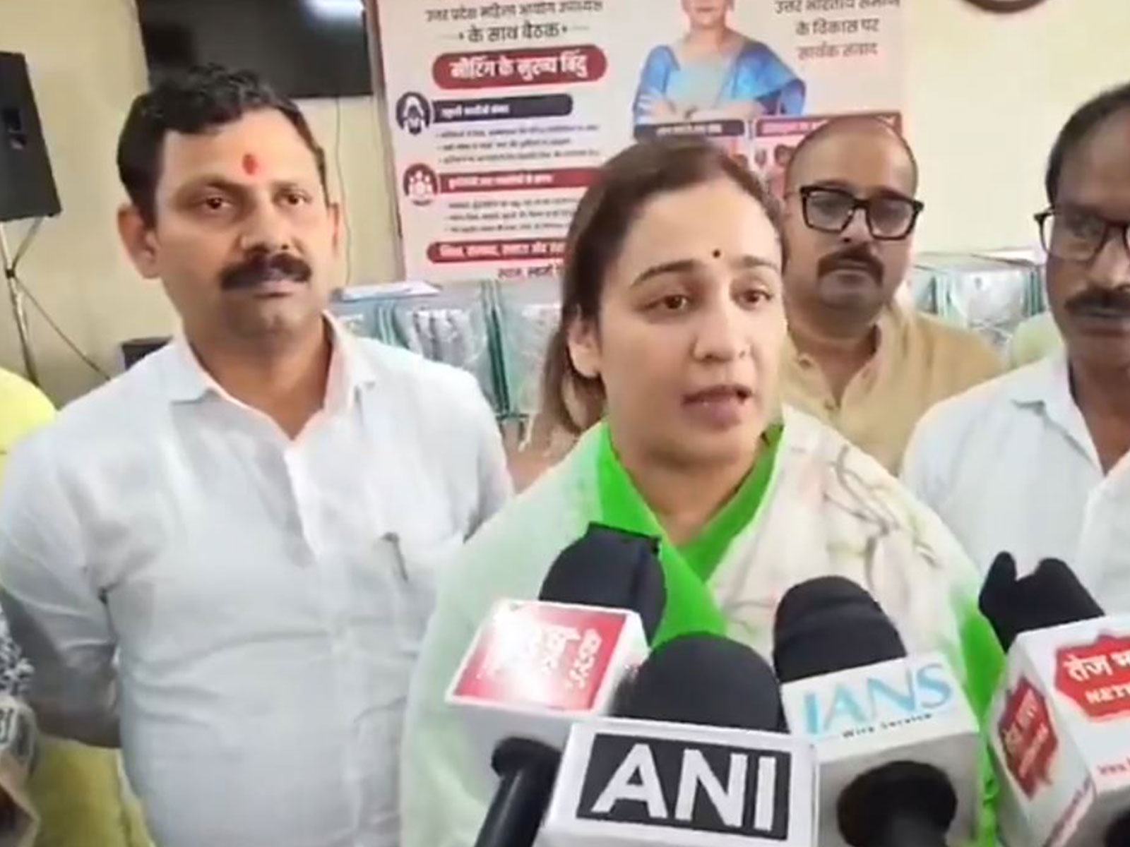 UP Women Commission Vice Chairperson Aparna Yadav (Photo/ANI)