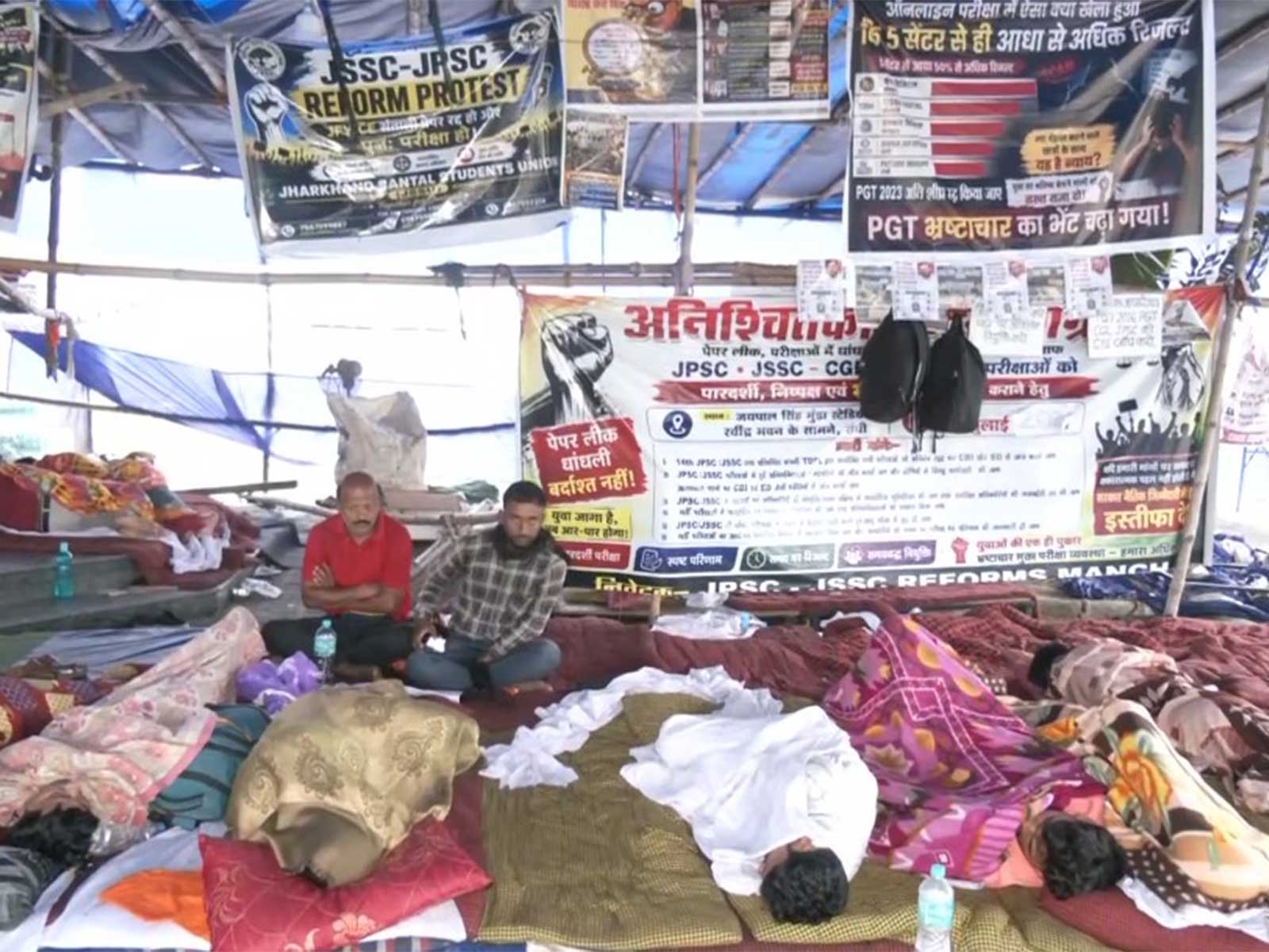 Protestors in Ranchi (Photo/ANI) Protestors in Ranchi (Photo/ANI)