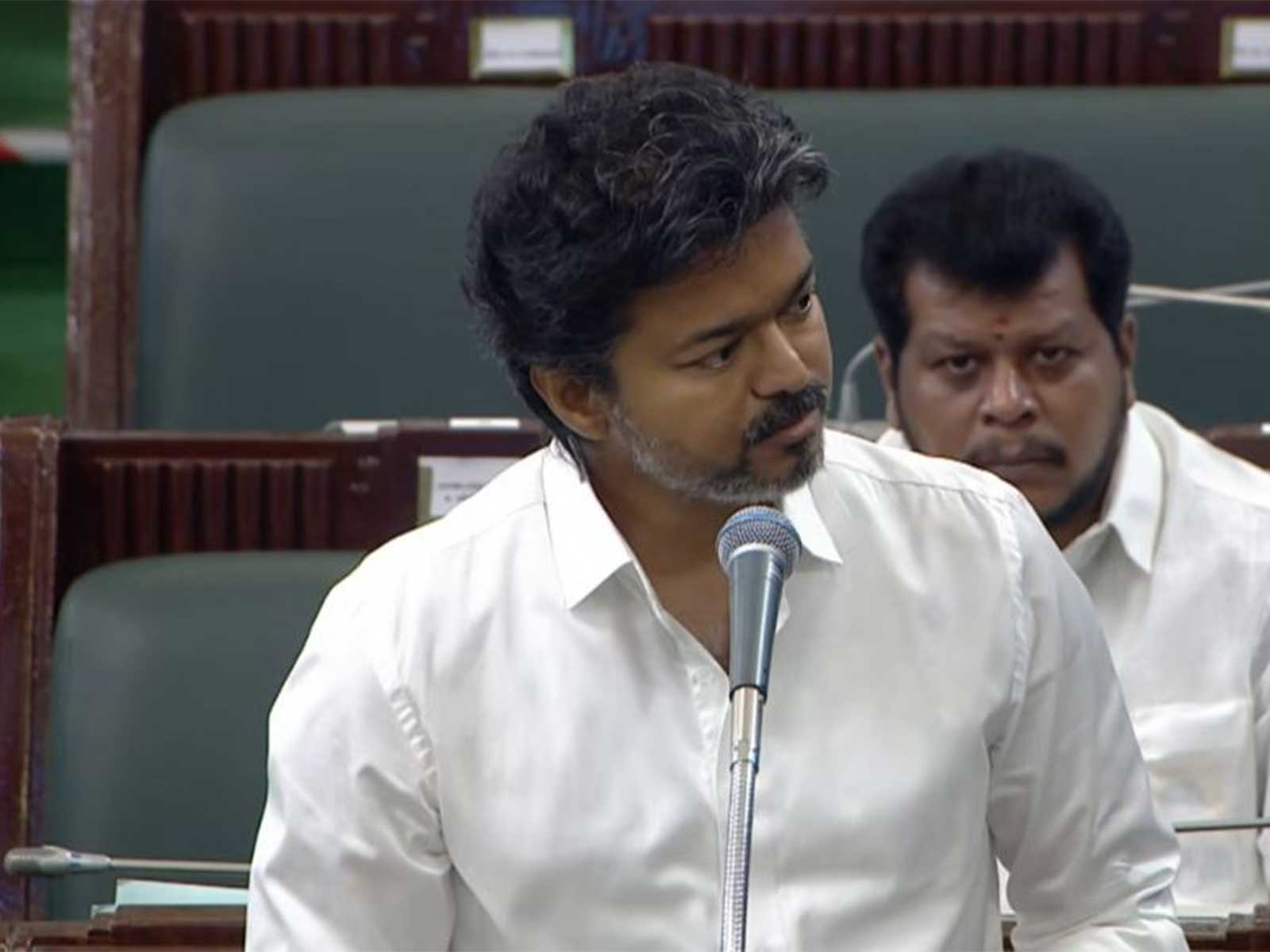 Tamil Nadu Chief Minister Vijay (Photo/Tamil Nadu Assembly) Tamil Nadu Chief Minister Vijay (Photo/Tamil Nadu Assembly)