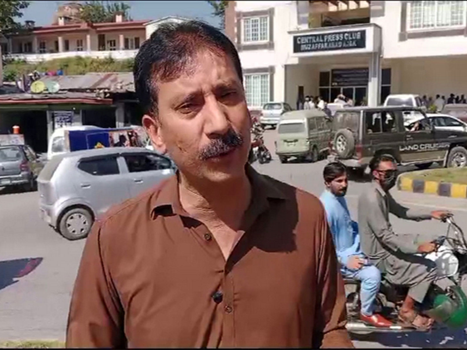 Shaukat Nawaz Mir, Member of Jammu and Kashmir Joint Action Awami Committee (File Photo/ANI)