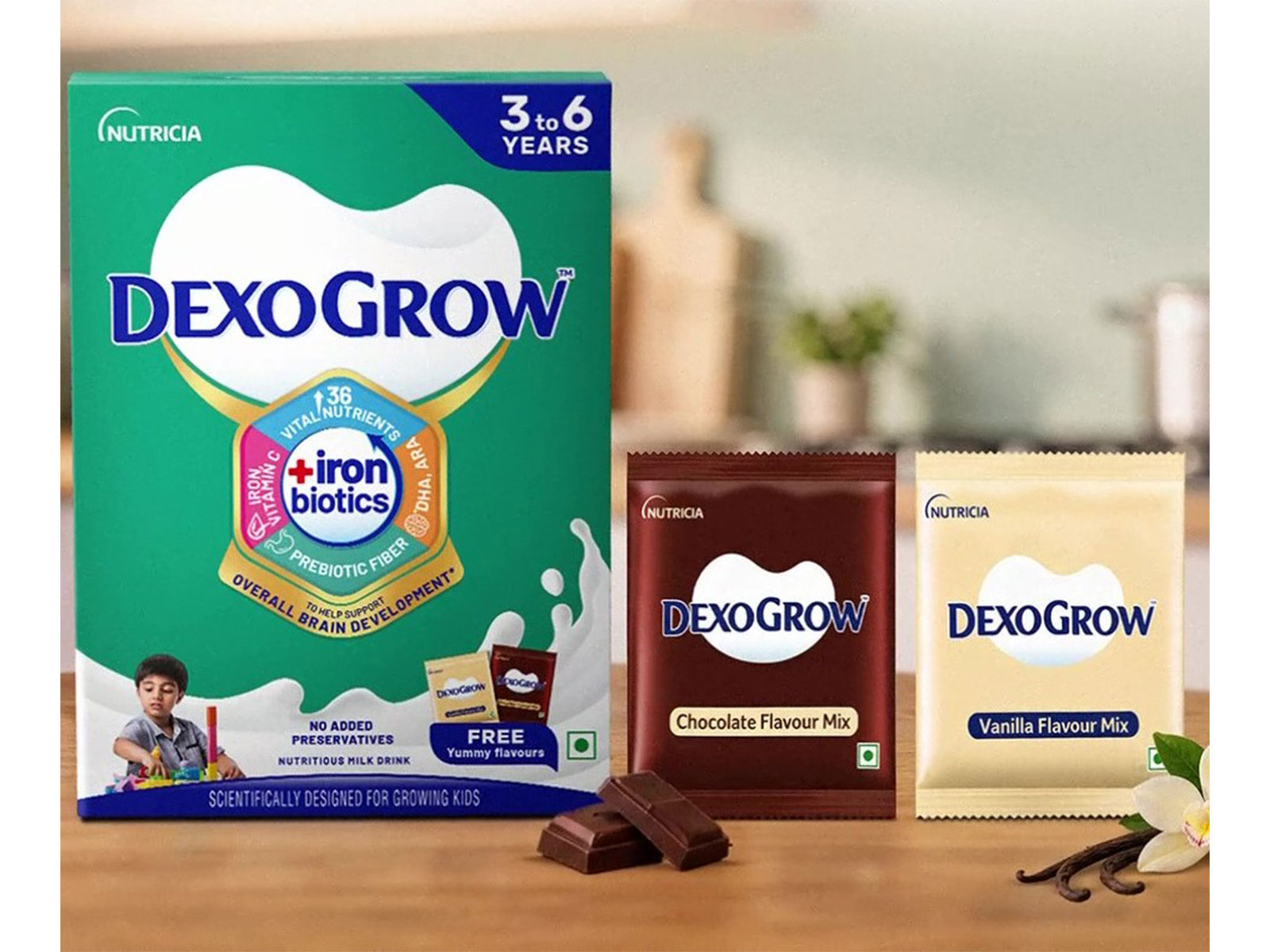 Dexogrow introduces new Vanilla and Chocolate flavour sachets, giving kids more ways to enjoy their daily dose of nutrition while helping parents navigate changing food preferences Dexogrow introduces new Vanilla and Chocolate flavour sachets, giving kids more ways to enjoy their daily dose of nutrition while helping parents navigate changing food preferences