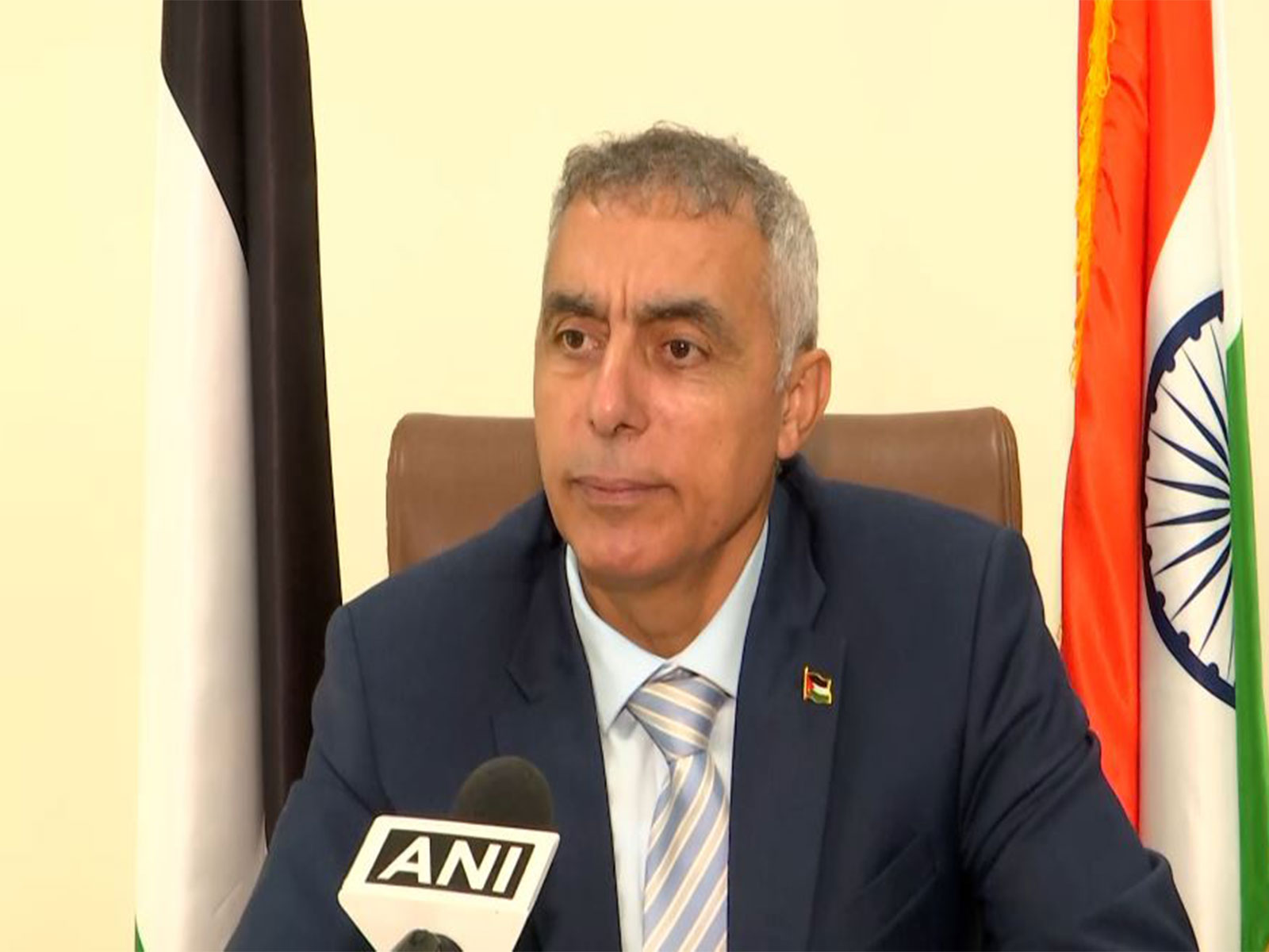 Palestine Ambassador to India Abdullah M Abu Shawesh (Photo/ANI)