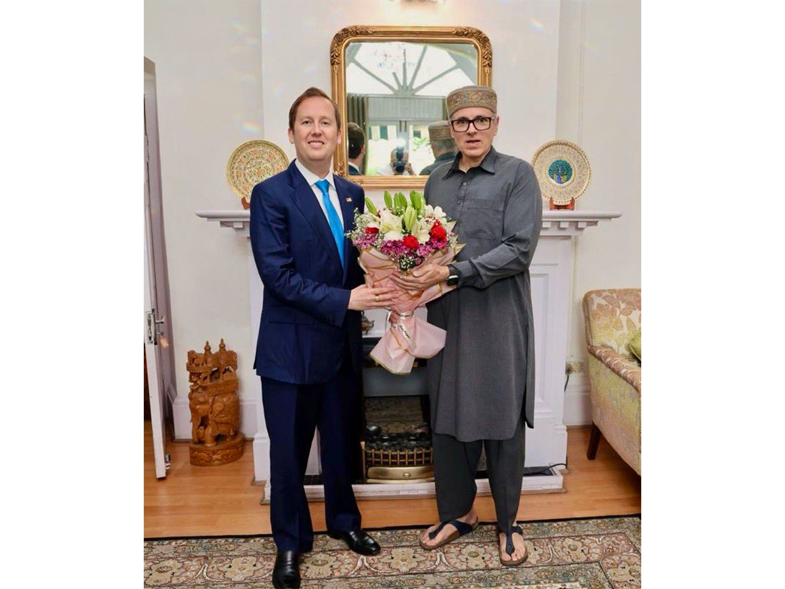 US Ambassador Sergio Gor with Jammu and Kashmir Chief Minister Omar Abdullah in Srinagar (Photo/X/@USAmbIndia) US Ambassador Sergio Gor with Jammu and Kashmir Chief Minister Omar Abdullah in Srinagar (Photo/X/@USAmbIndia)