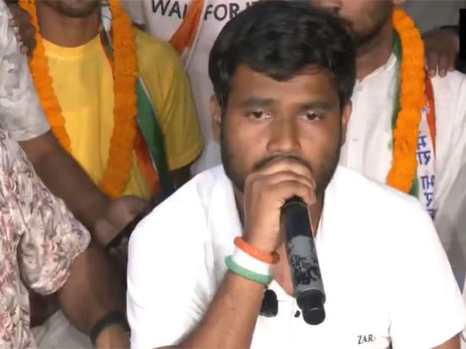 Student leader Ravindra Paswan (Photo/ANI) Student leader Ravindra Paswan (Photo/ANI)
