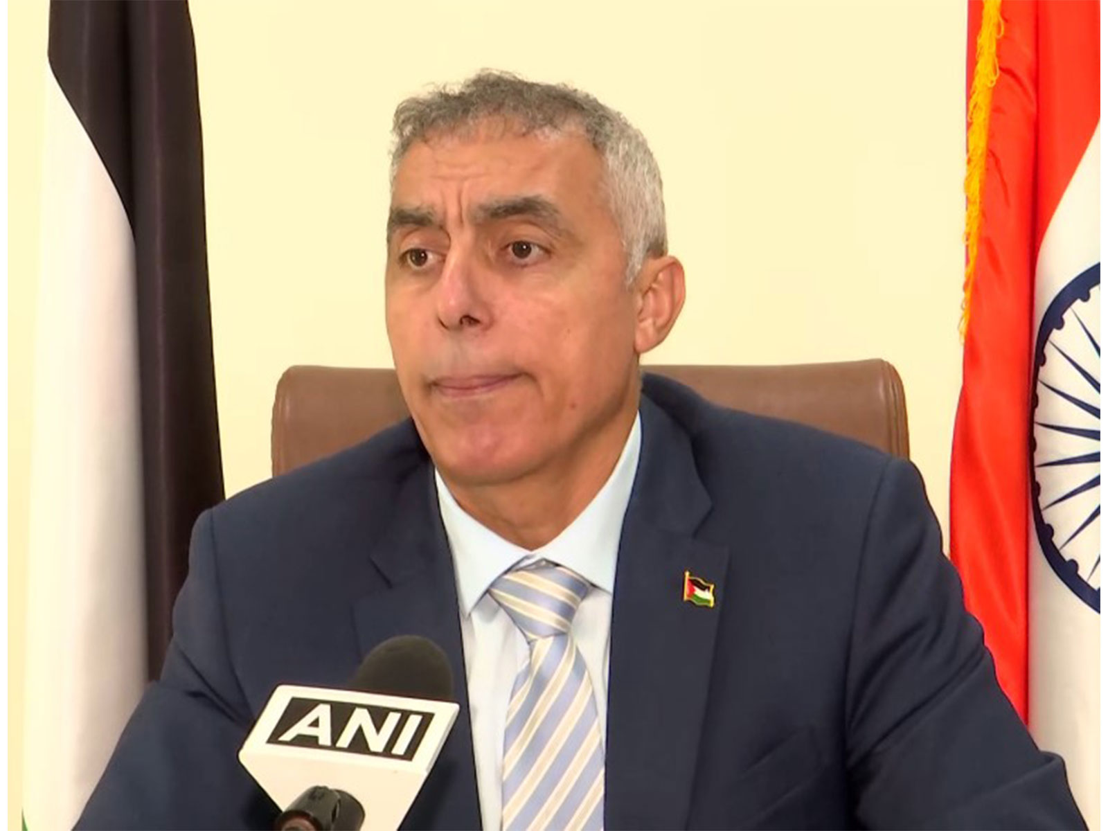 Palestinian Ambassador to India Abdullah M Abu Shawesh (Photo/ANI) Palestinian Ambassador to India Abdullah M Abu Shawesh (Photo/ANI)