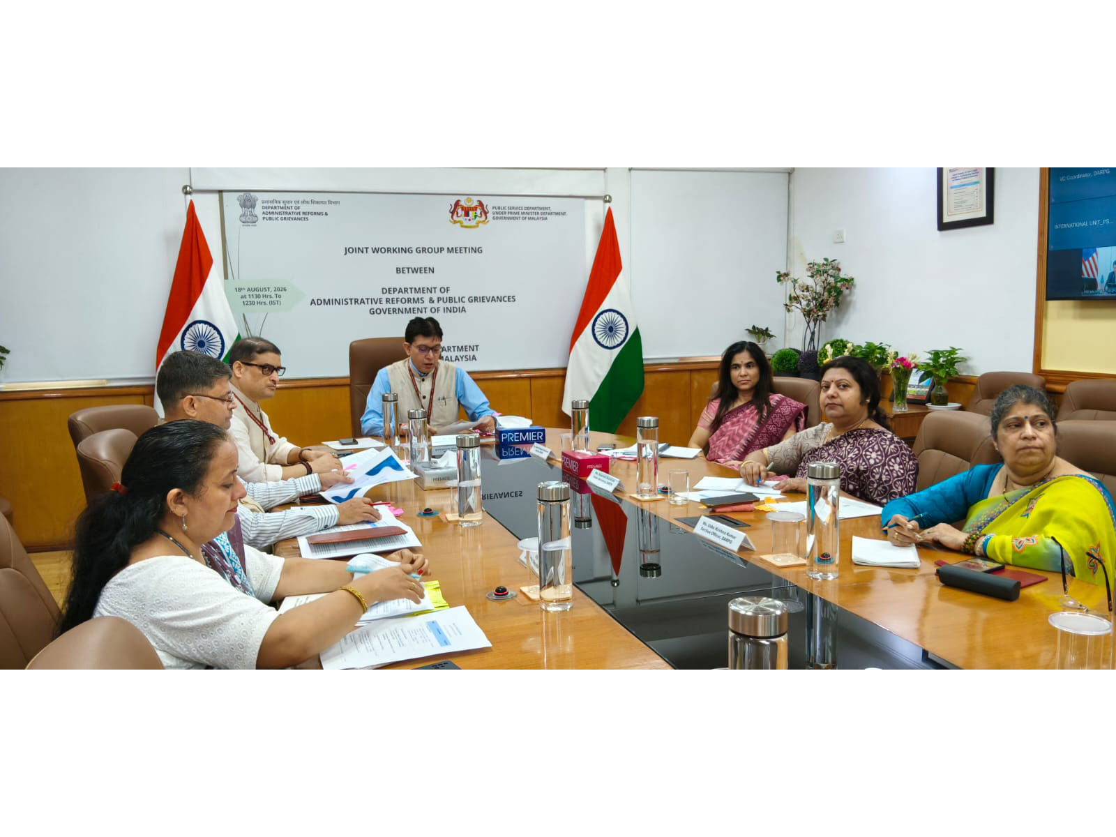 India–Malaysia Joint Working Group (JWG) Meeting (Photo/Ministry of Personnel, Public Grievances & Pensions) India–Malaysia Joint Working Group (JWG) Meeting (Photo/Ministry of Personnel, Public Grievances & Pensions)