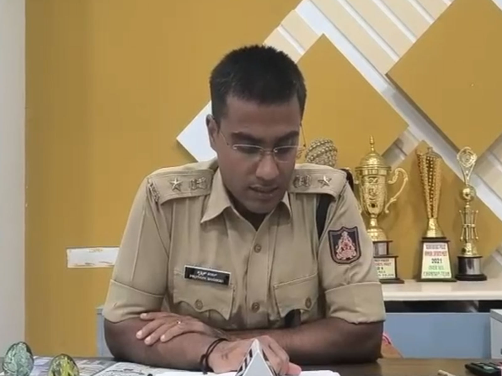 Superintendent of Police, Pruthvik Shankar, Yadgir (Photo/ANI)