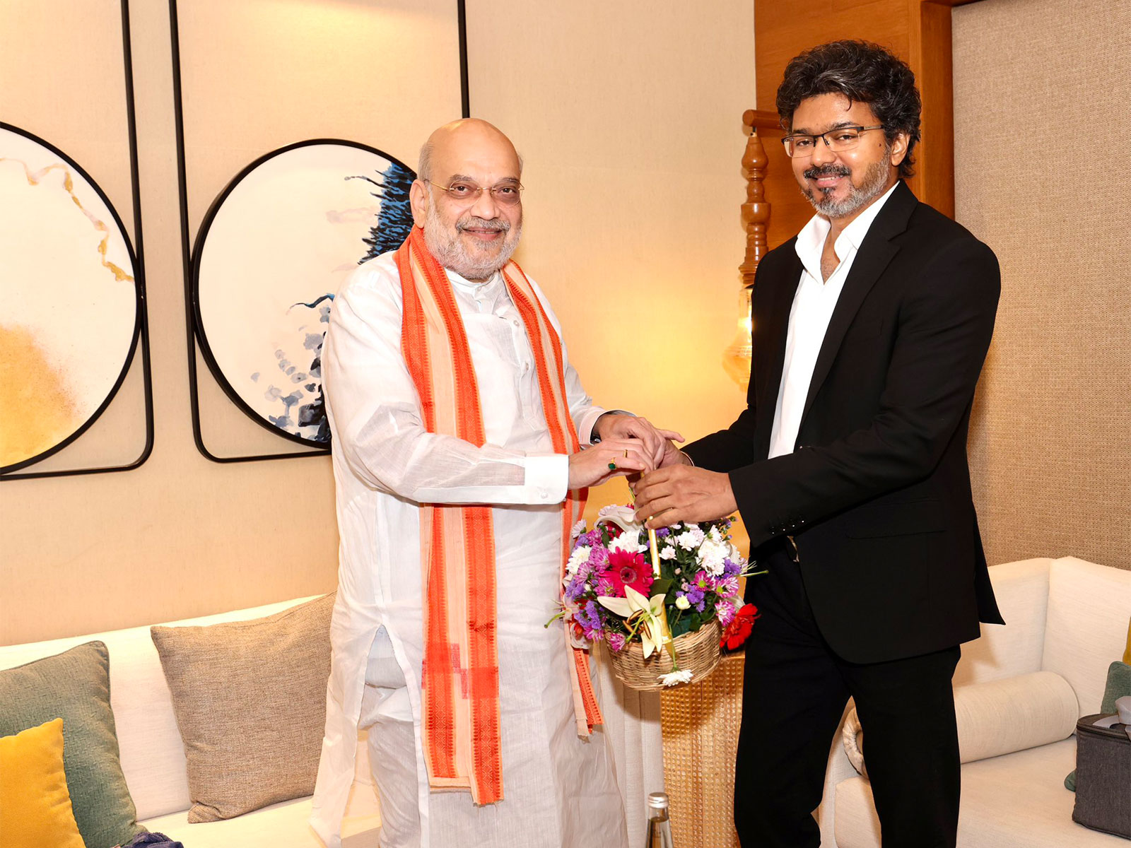 Amit Shah and Tamil Nadu Chief Minister Joseph Vijay (Photo/X/@AmitShah) Amit Shah and Tamil Nadu Chief Minister Joseph Vijay (Photo/X/@AmitShah)