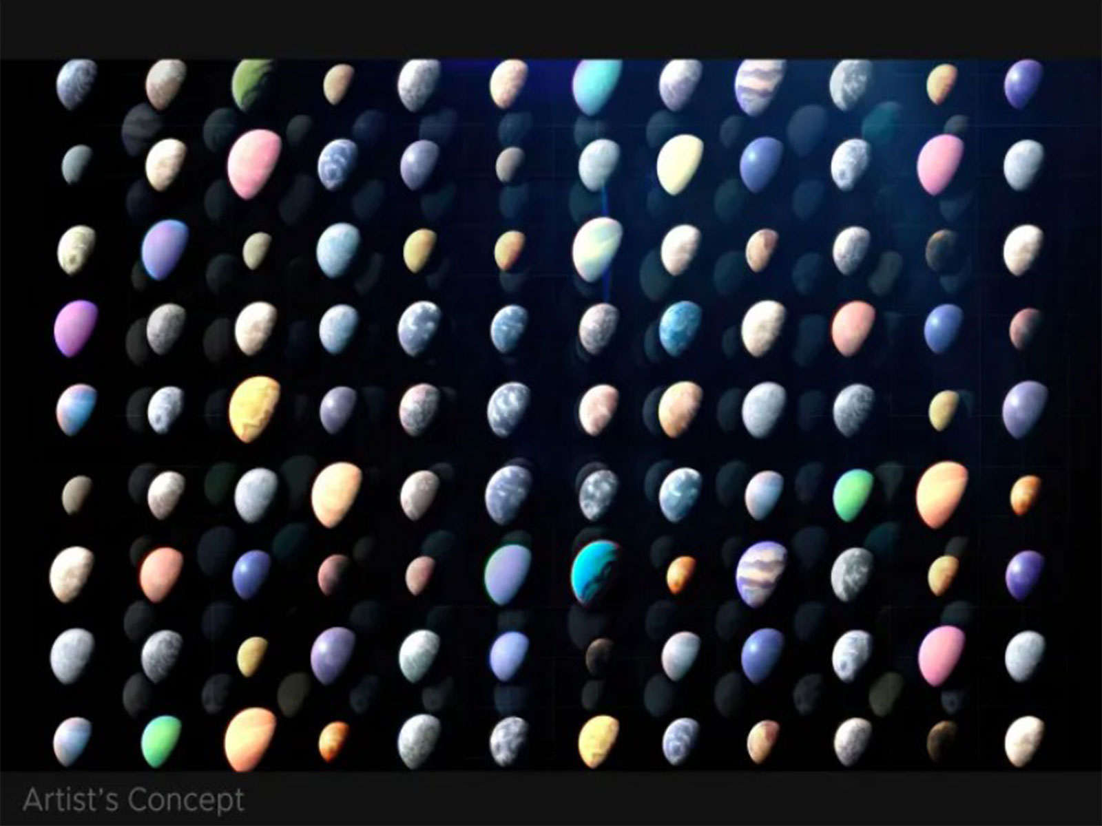 Representative photo depicting exoplanets (planets outside our solar system) throughout the galaxy. (Photo credit/NASA’s Goddard Space Flight Center)