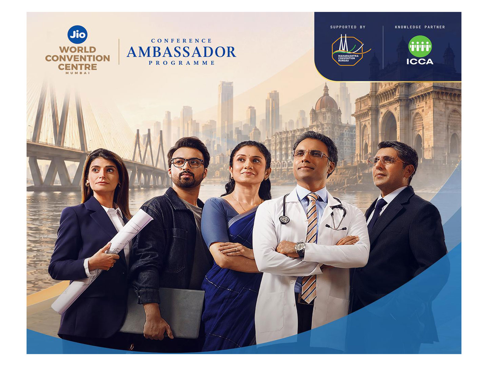 Maharashtra Convention Bureau, Jio World Convention Centre & ICCA Launch Conference Ambassador Programme (Photo-Jio) Maharashtra Convention Bureau, Jio World Convention Centre & ICCA Launch Conference Ambassador Programme (Photo-Jio)