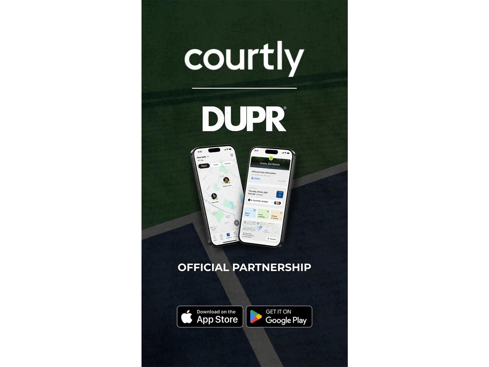 Integration enables players to link their DUPR account to Courtly’s tournament management system and consumer community app.