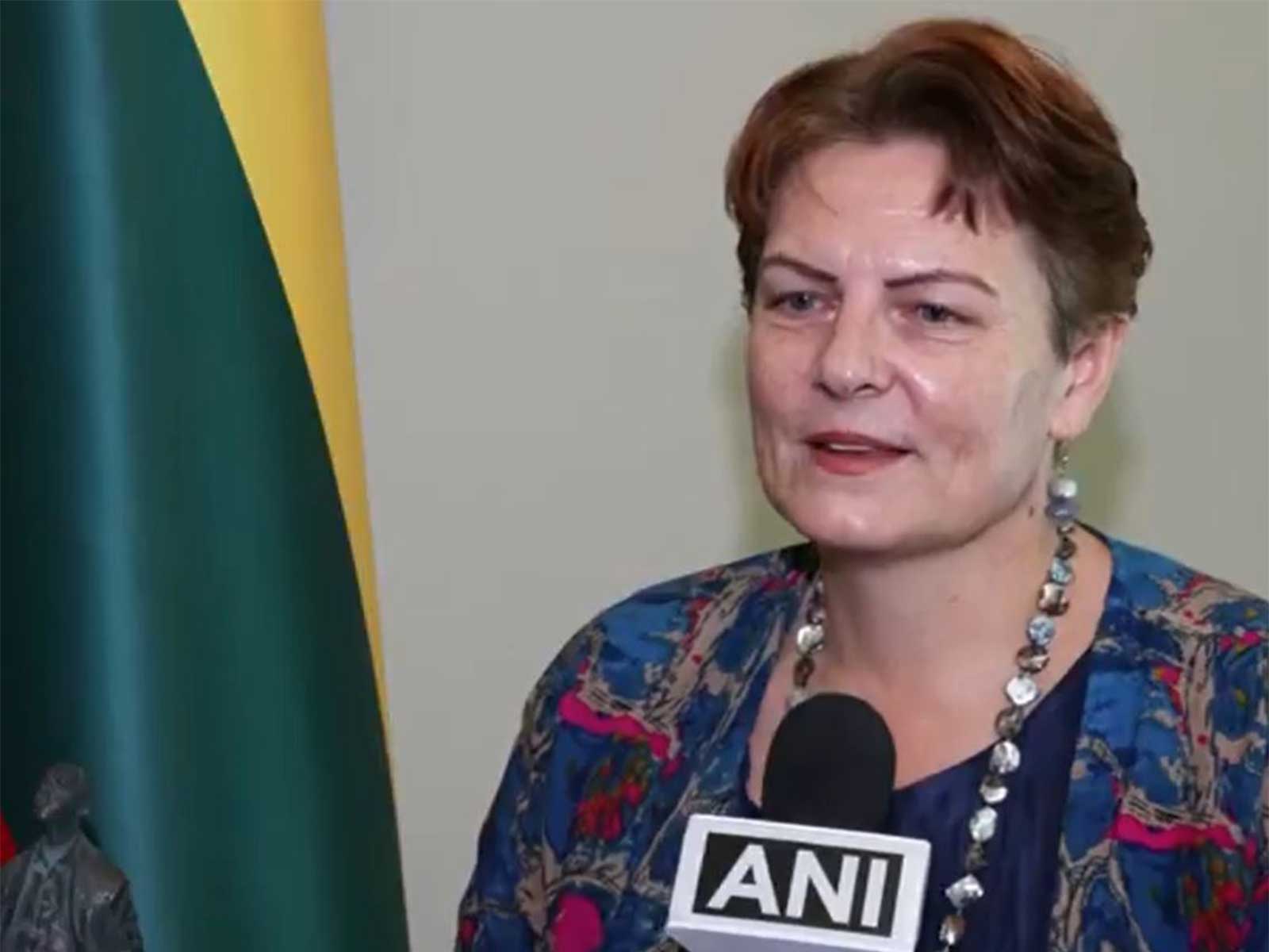 Lithuanian Ambassador to India Diana Mickevičienė (Photo/ANI)