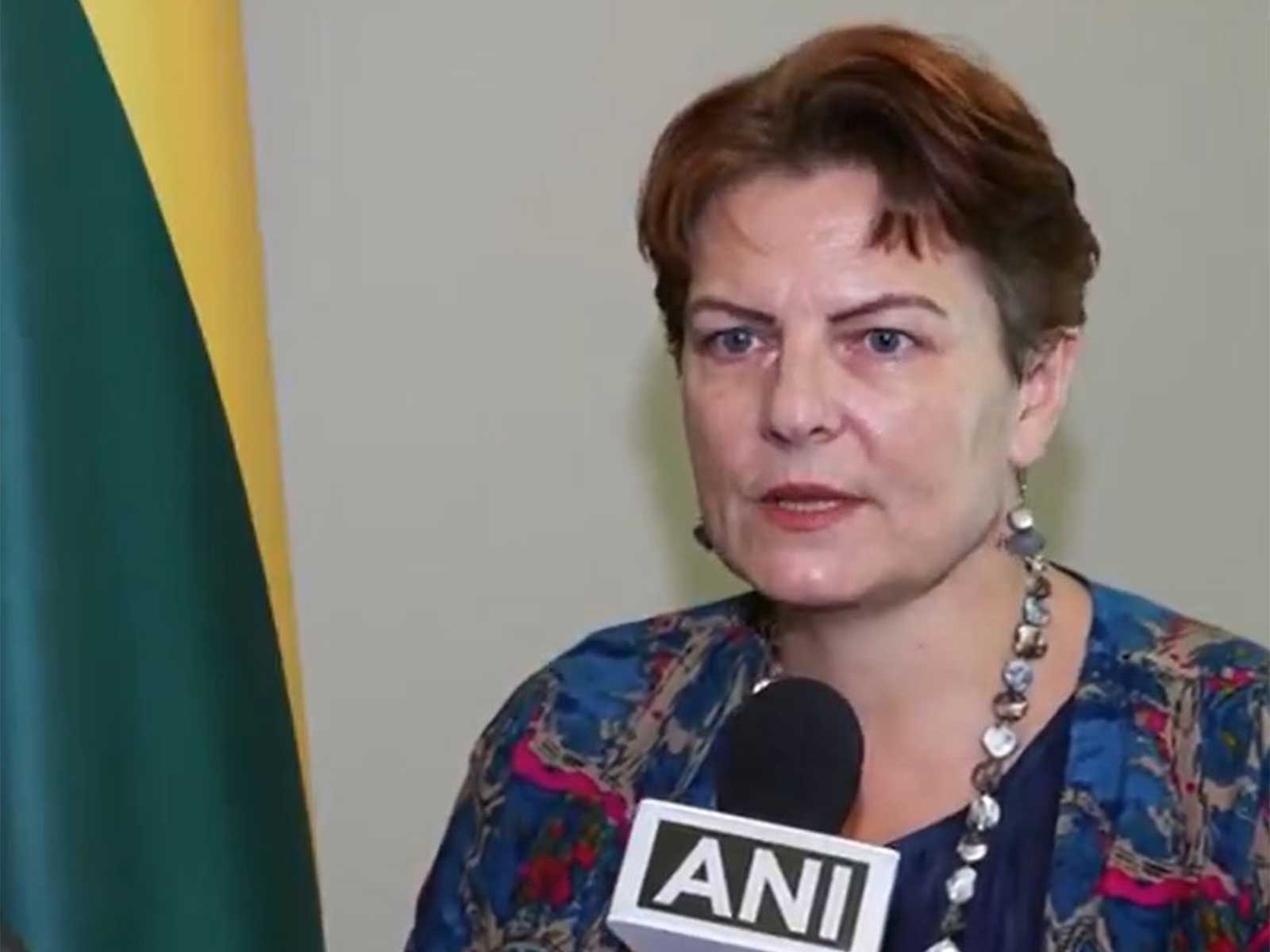 Lithuanian Ambassador to India Diana Mickevičienė (Photo/ANI)