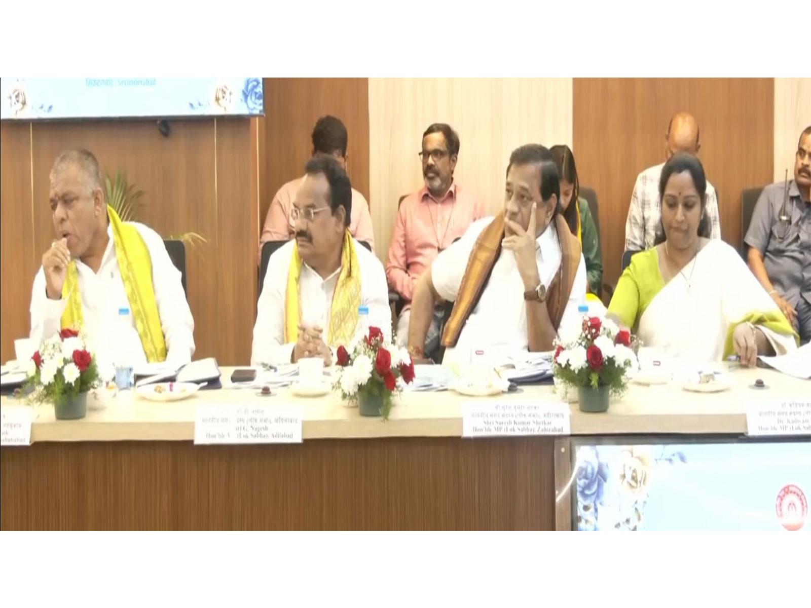 Telangana MPs raise pending projects and infrastructure demands at SCR meeting  (Photo/ANI)