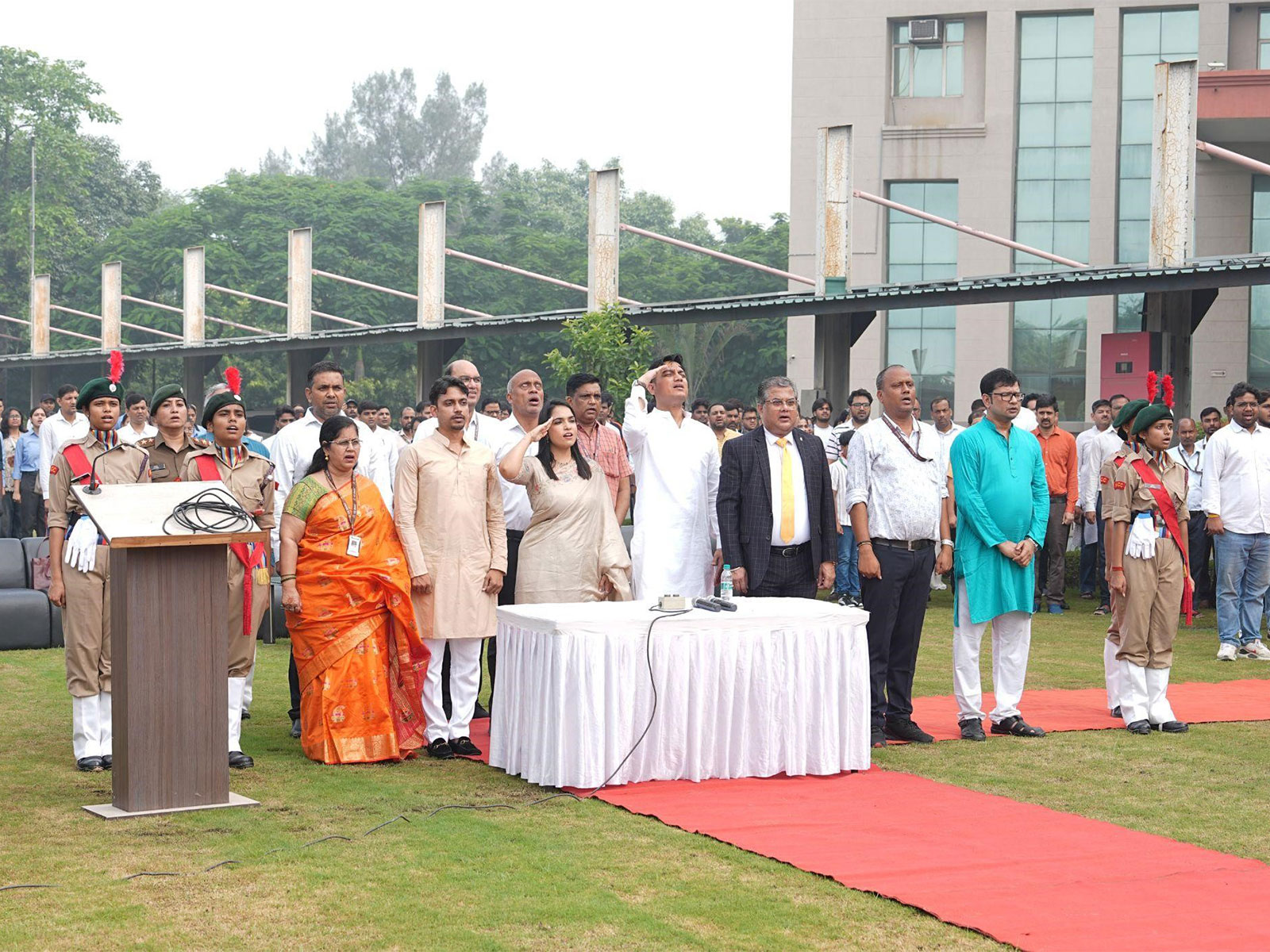 GL Bajaj Marks 80th Independence Day with Alumni from Indian Air Force, Global Firms GL Bajaj Marks 80th Independence Day with Alumni from Indian Air Force, Global Firms