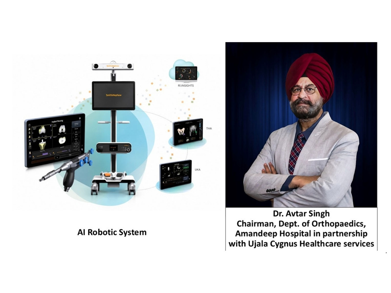 By Dr. Avtar Singh, Chief Orthopaedic & Robotic Joint Replacement Surgeon, Amandeep Hospitals, in partnership with Ujala Cygnus By Dr. Avtar Singh, Chief Orthopaedic & Robotic Joint Replacement Surgeon, Amandeep Hospitals, in partnership with Ujala Cygnus