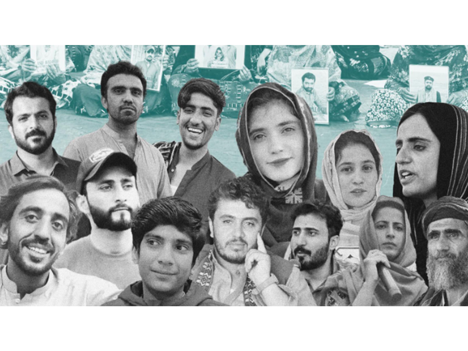 Photo collage depicting people associated with Balochistan amid concerns over alleged human rights violations in the region. (Image Source: Human Rights Council of Balochistan) Photo collage depicting people associated with Balochistan amid concerns over alleged human rights violations in the region. (Image Source: Human Rights Council of Balochistan)