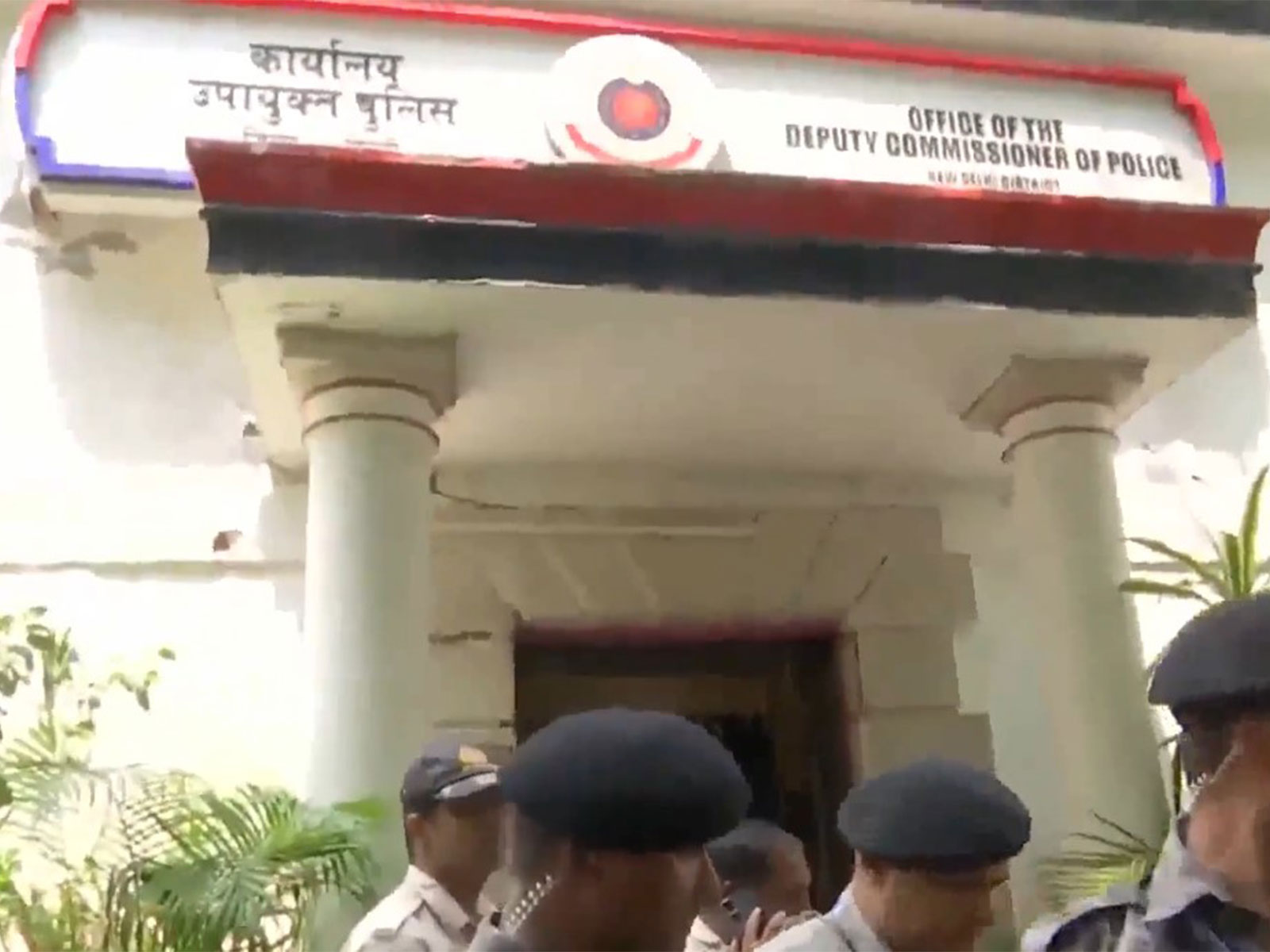 Visuals from Parliament street Police Station (Photo/ANI) Visuals from Parliament street Police Station (Photo/ANI)