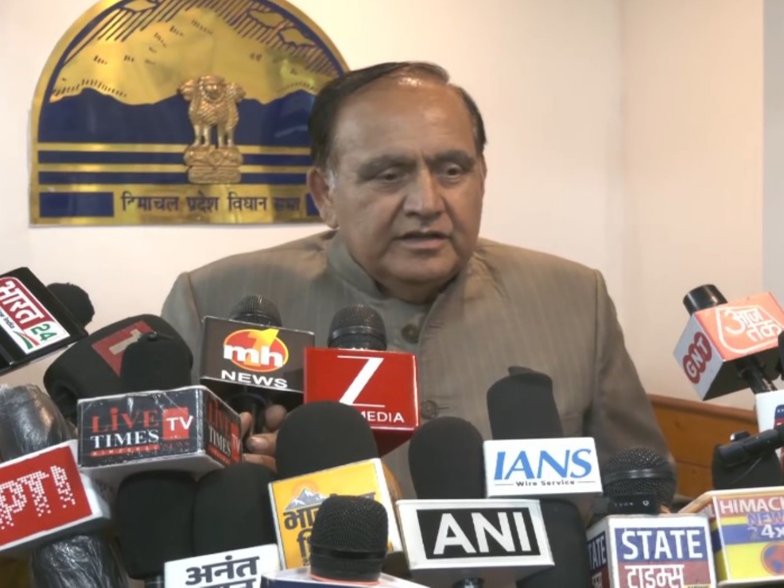 Himachal Pradesh Assembly Speaker Kuldeep Singh Pathania (Photo/ANI)