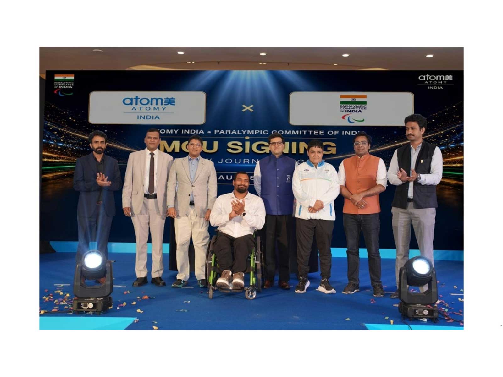 Atomy India Joins Hands with the Paralympic Committee of India as Official Nutrition and Wellness Partner Atomy India Joins Hands with the Paralympic Committee of India as Official Nutrition and Wellness Partner