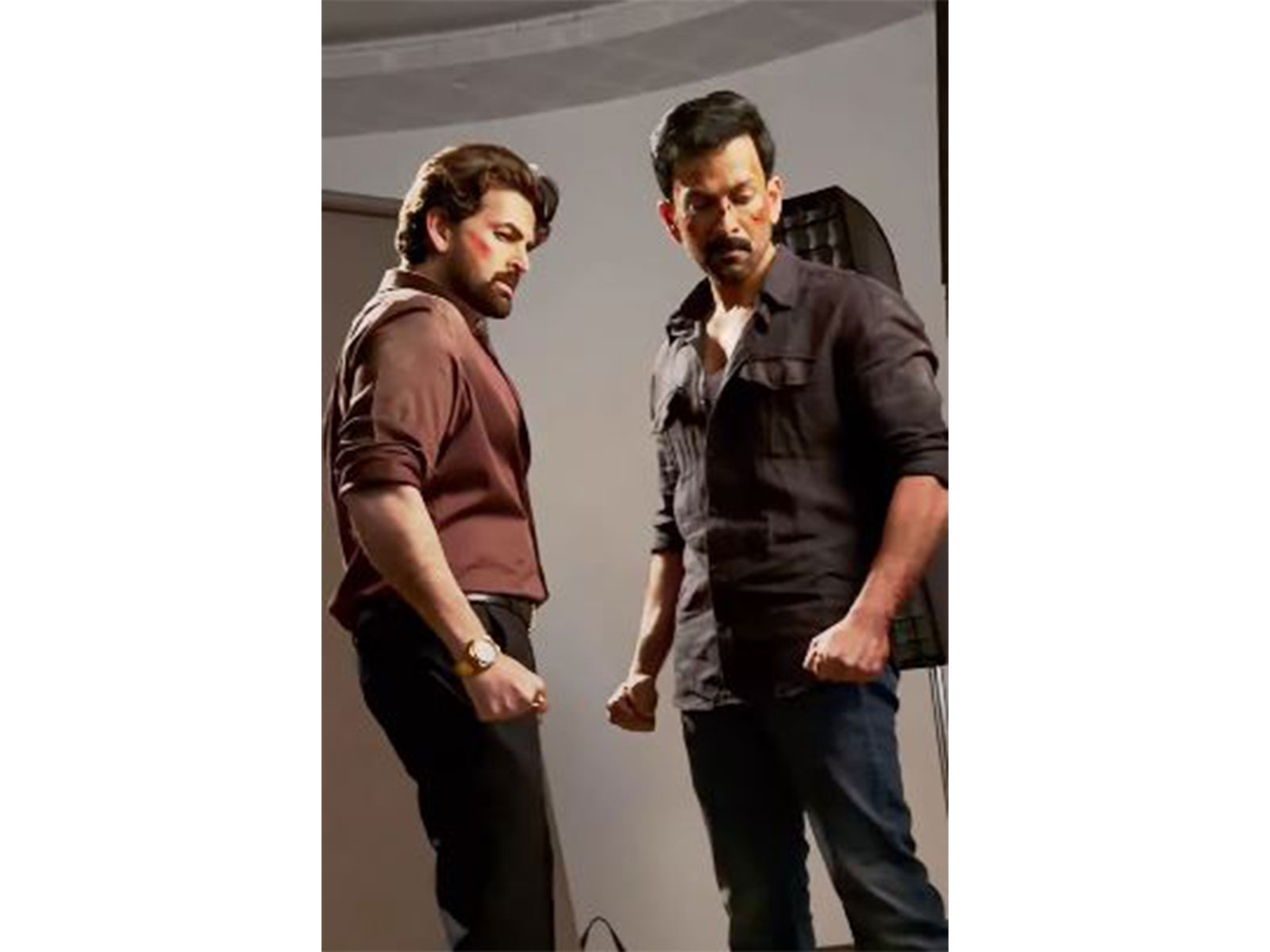 Neil Nitin Mukesh and Prithviraj Sukumaran (Image source: Neil's Instagram)