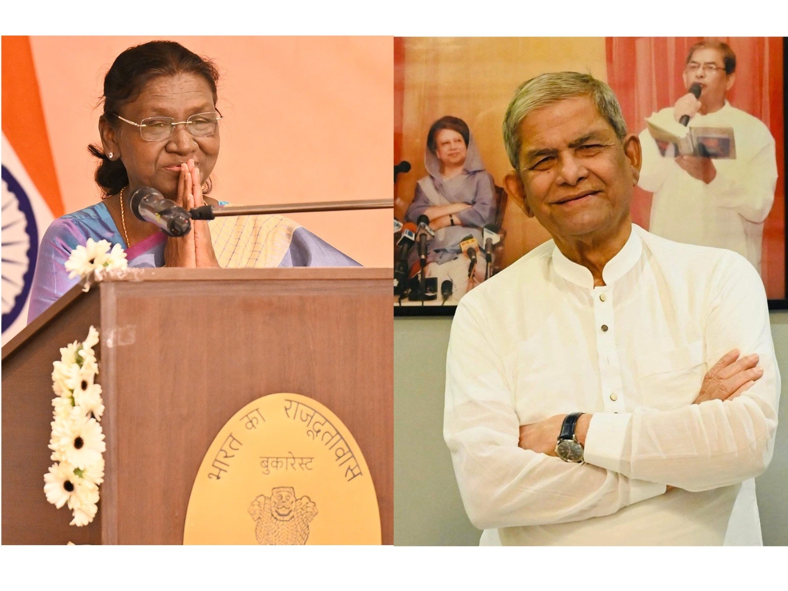President Droupadi Murmu and Bangladesh President Mirza Fakhrul Islam Alamgir (Photo/Facebook,X@rashtrapatibhvn) President Droupadi Murmu and Bangladesh President Mirza Fakhrul Islam Alamgir (Photo/Facebook,X@rashtrapatibhvn)
