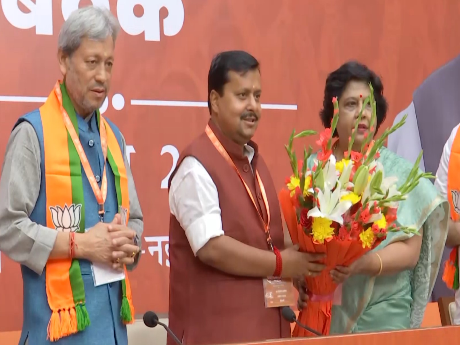 BJP national president Nitin Nabin with new BJP national officer bearers (Photo/ANI) BJP national president Nitin Nabin with new BJP national officer bearers (Photo/ANI)