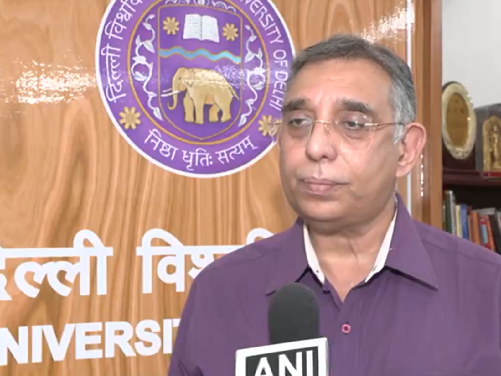 Delhi University Registrar Vikas Gupta (Photo/ANI)