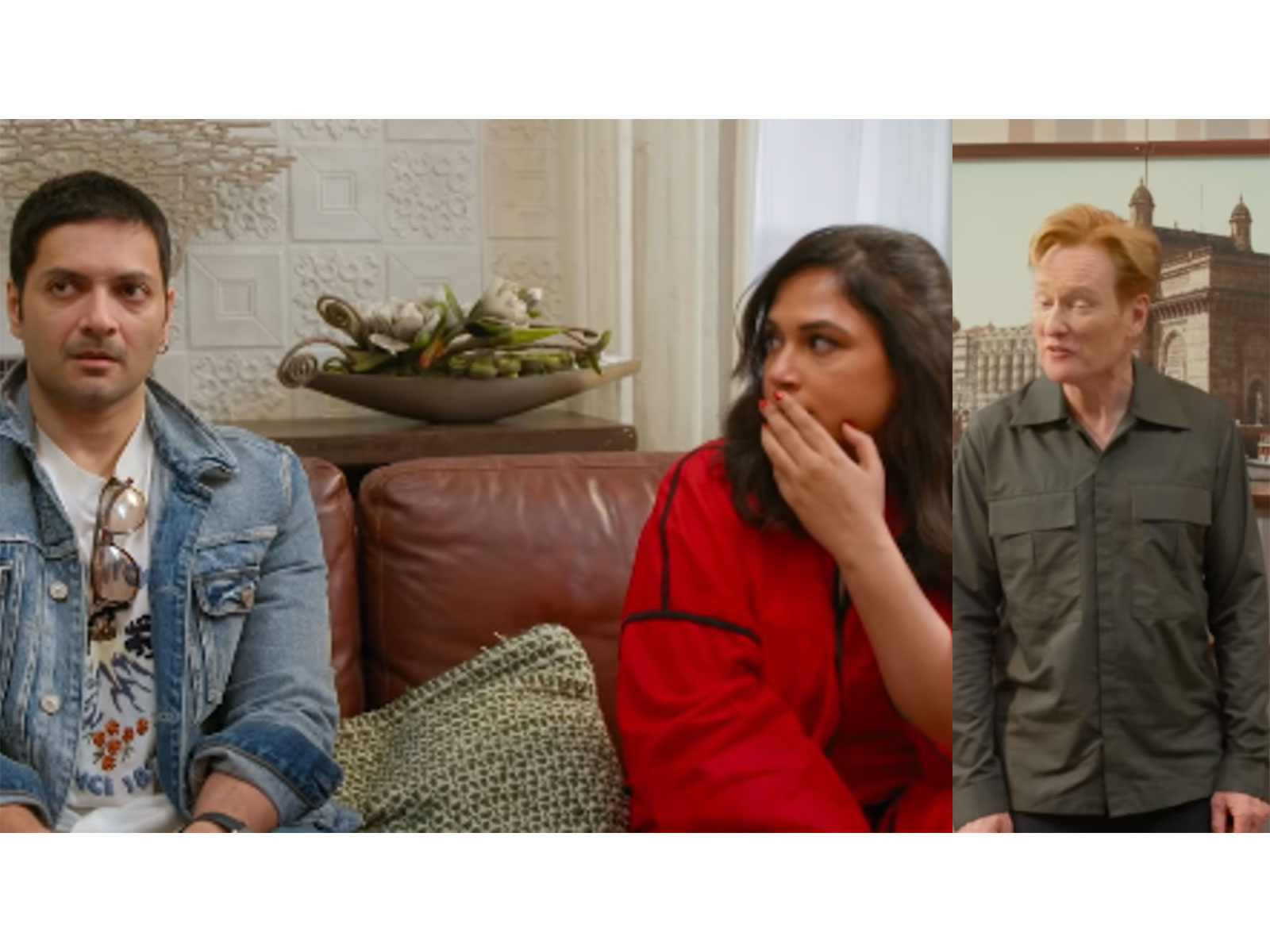 Conan O'Brien, Ali Fazal, Richa Chadha (Photo/instagram/@hbomax) Conan O'Brien, Ali Fazal, Richa Chadha (Photo/instagram/@hbomax)