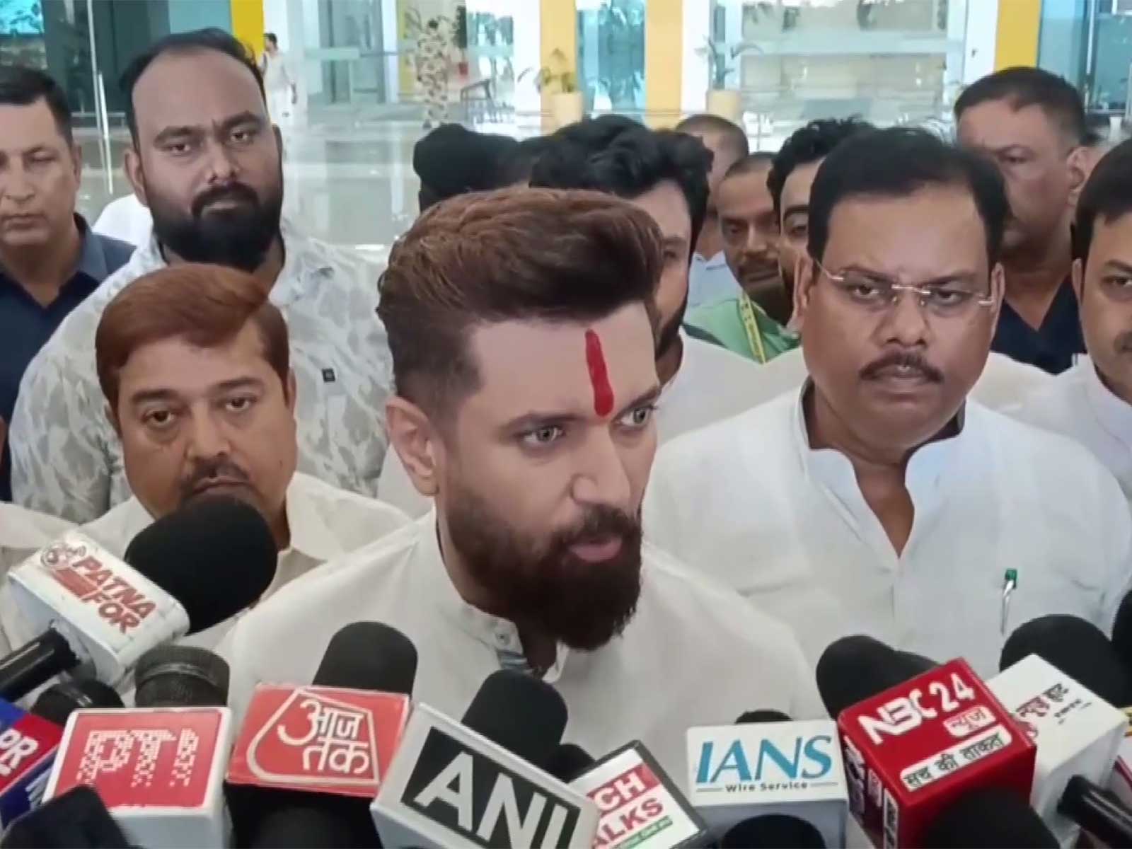 Union Minister Chirag Paswan (Photo/ANI) Union Minister Chirag Paswan (Photo/ANI)