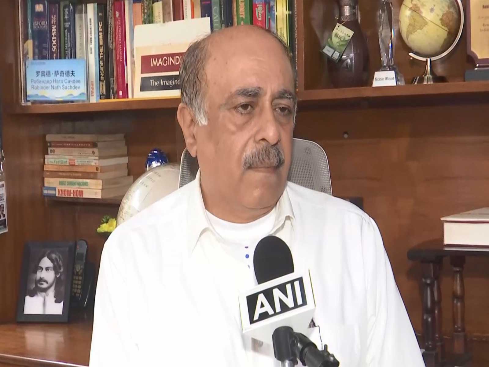 Foreign affairs expert Robinder Sachdev (Photo/ANI) Foreign affairs expert Robinder Sachdev (Photo/ANI)